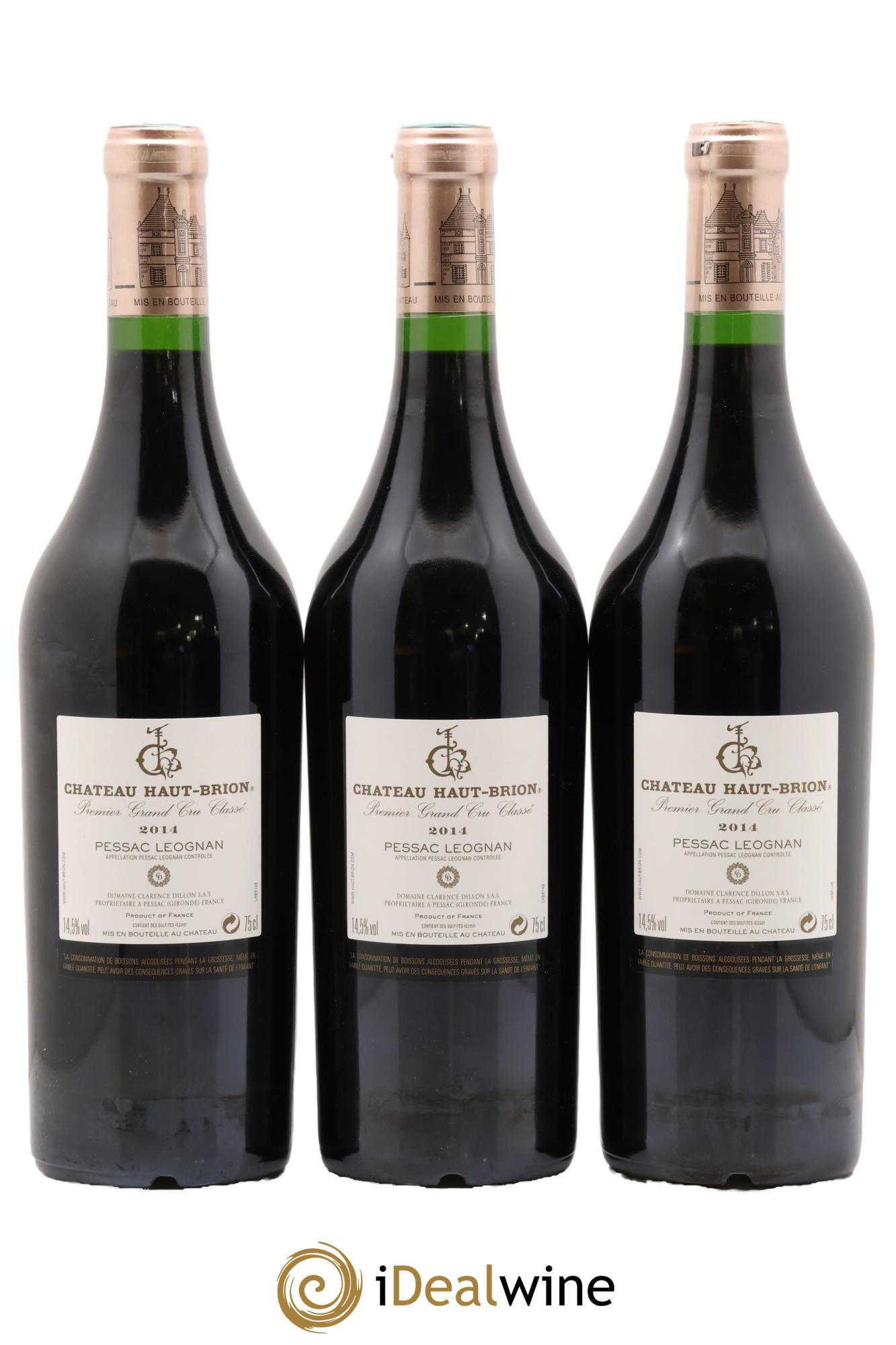 Château Haut Brion 1er Grand Cru Classé 2014 - Lot de 6 bouteilles - 4