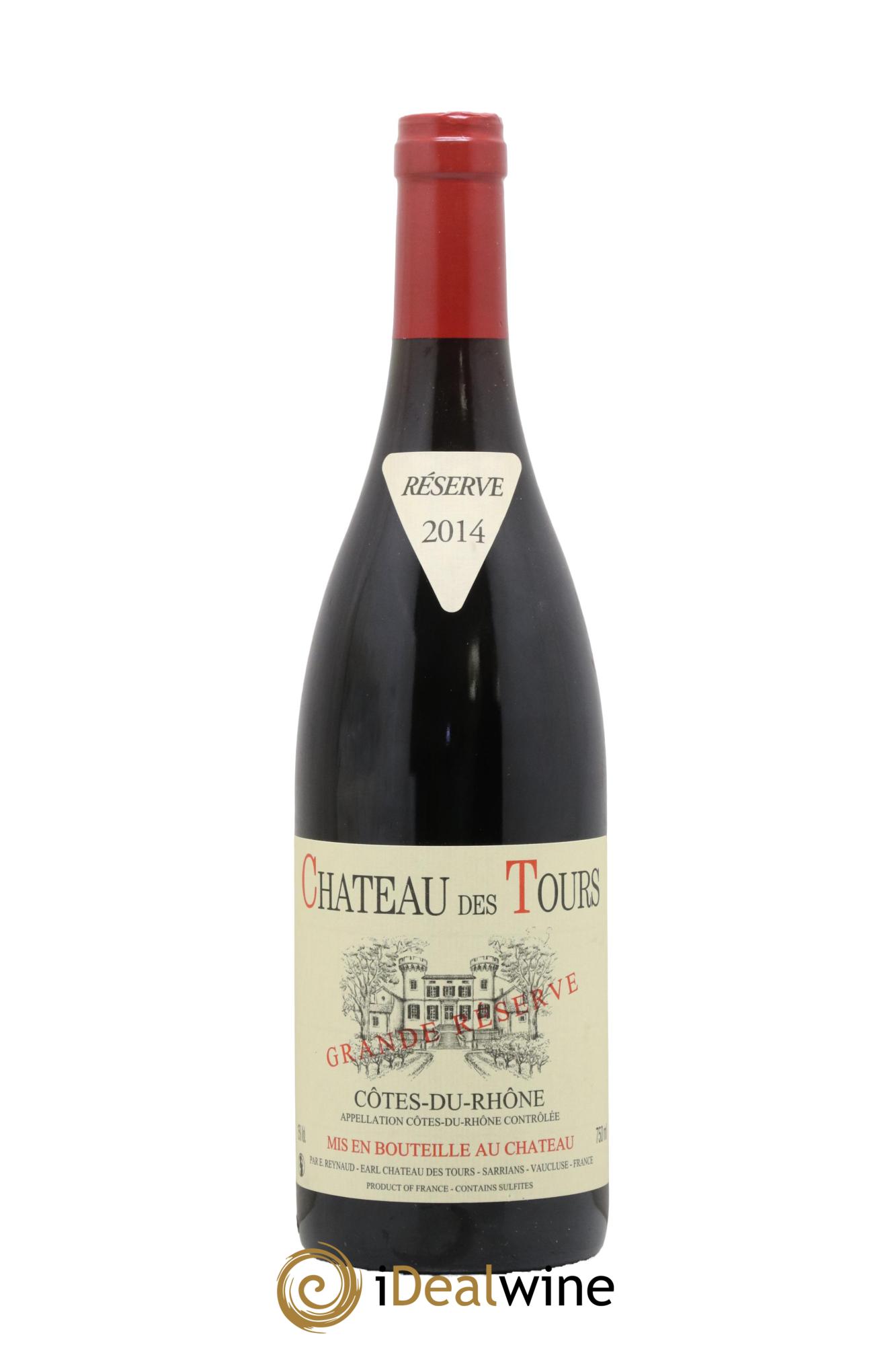 Côtes-du-Rhône Château des Tours Grande Réserve Emmanuel Reynaud 2014 - Lot de 1 bouteille - 0