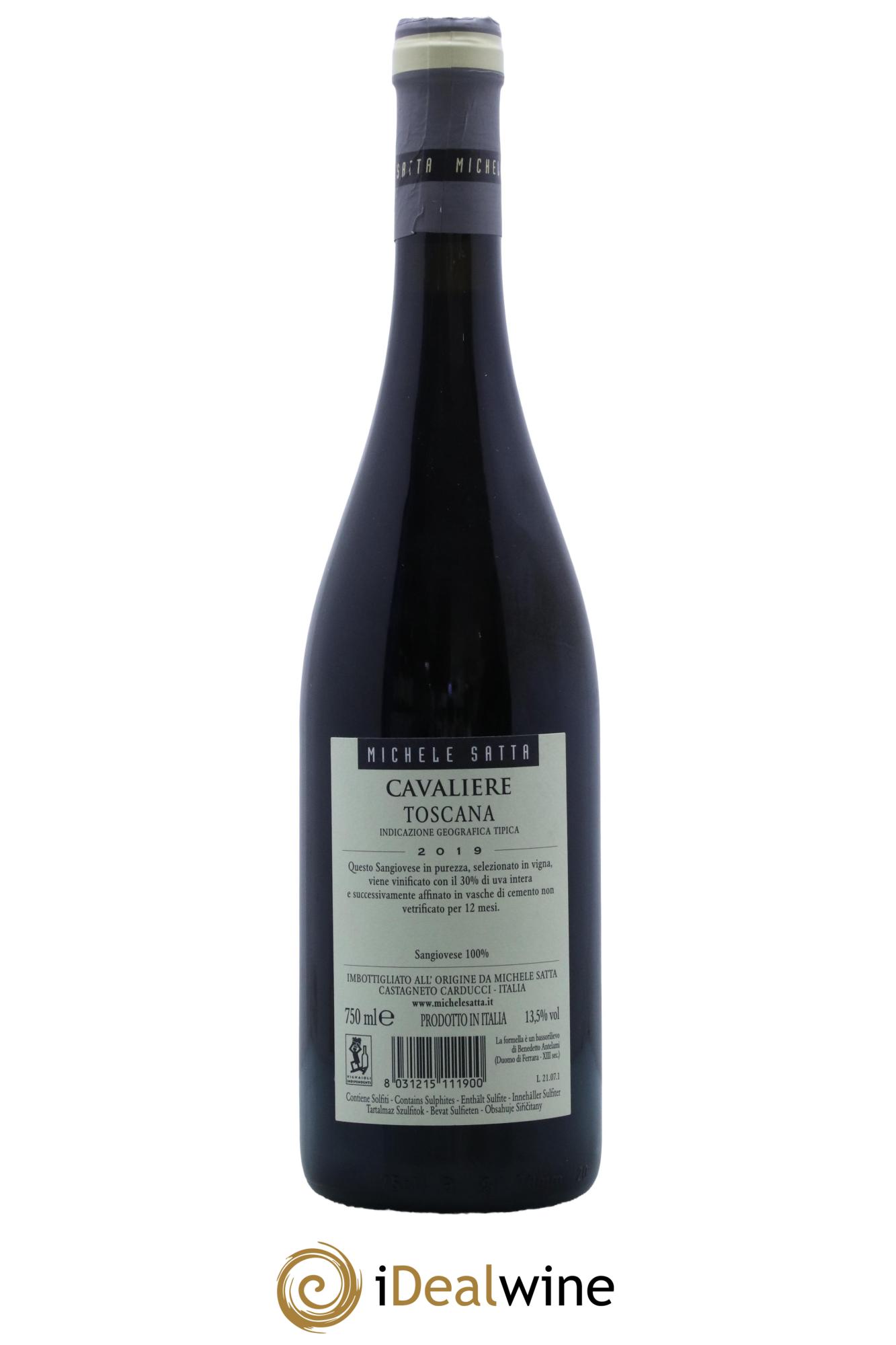 Toscana IGT Cavaliere Michele Satta 2019 - Lotto di 1 bottiglia - 1
