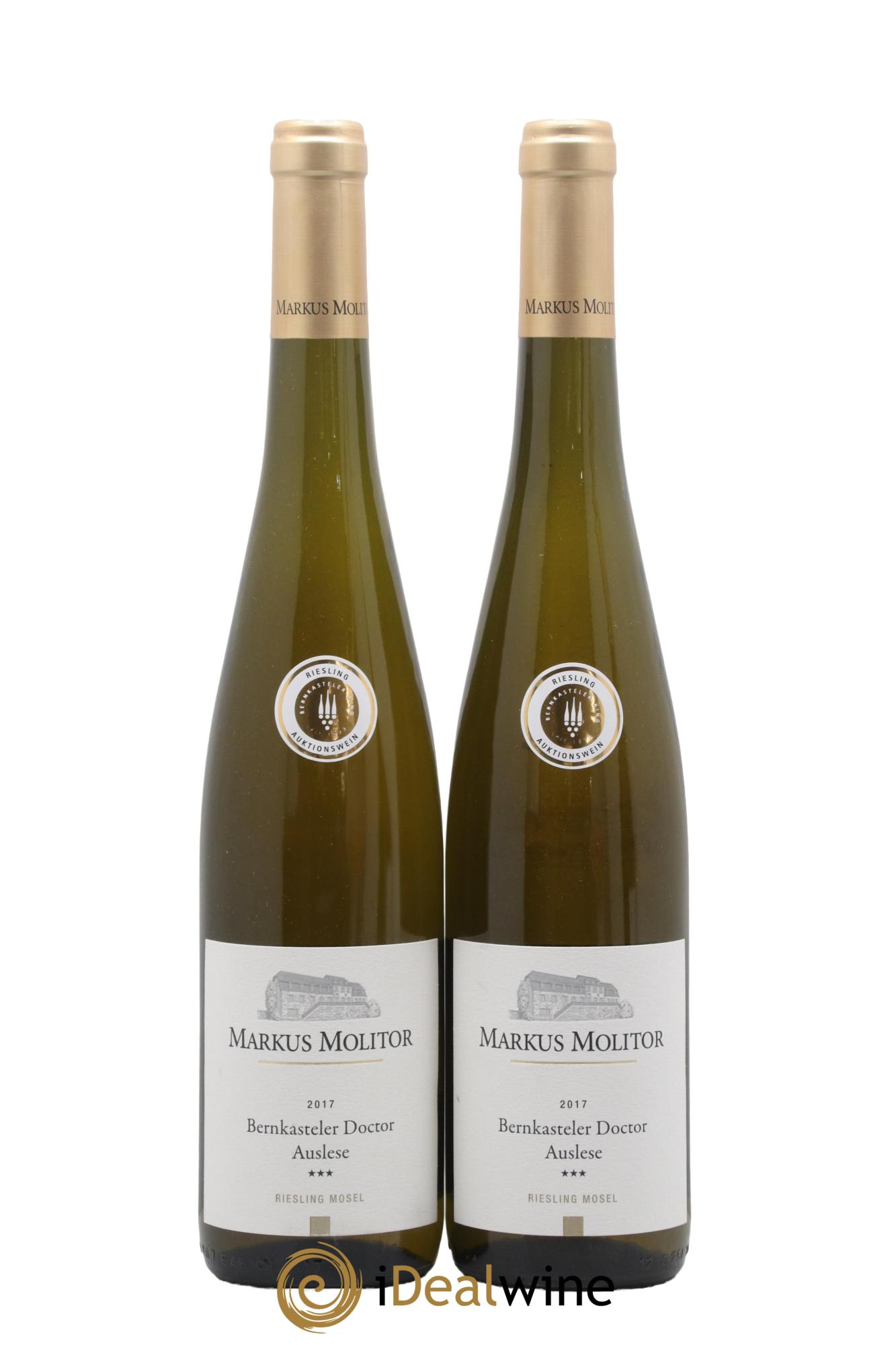 Riesling Markus Molitor Bernkasteler Doctor Auslese Gold Capsule°°° 2017 - Lot of 2 bottles - 0