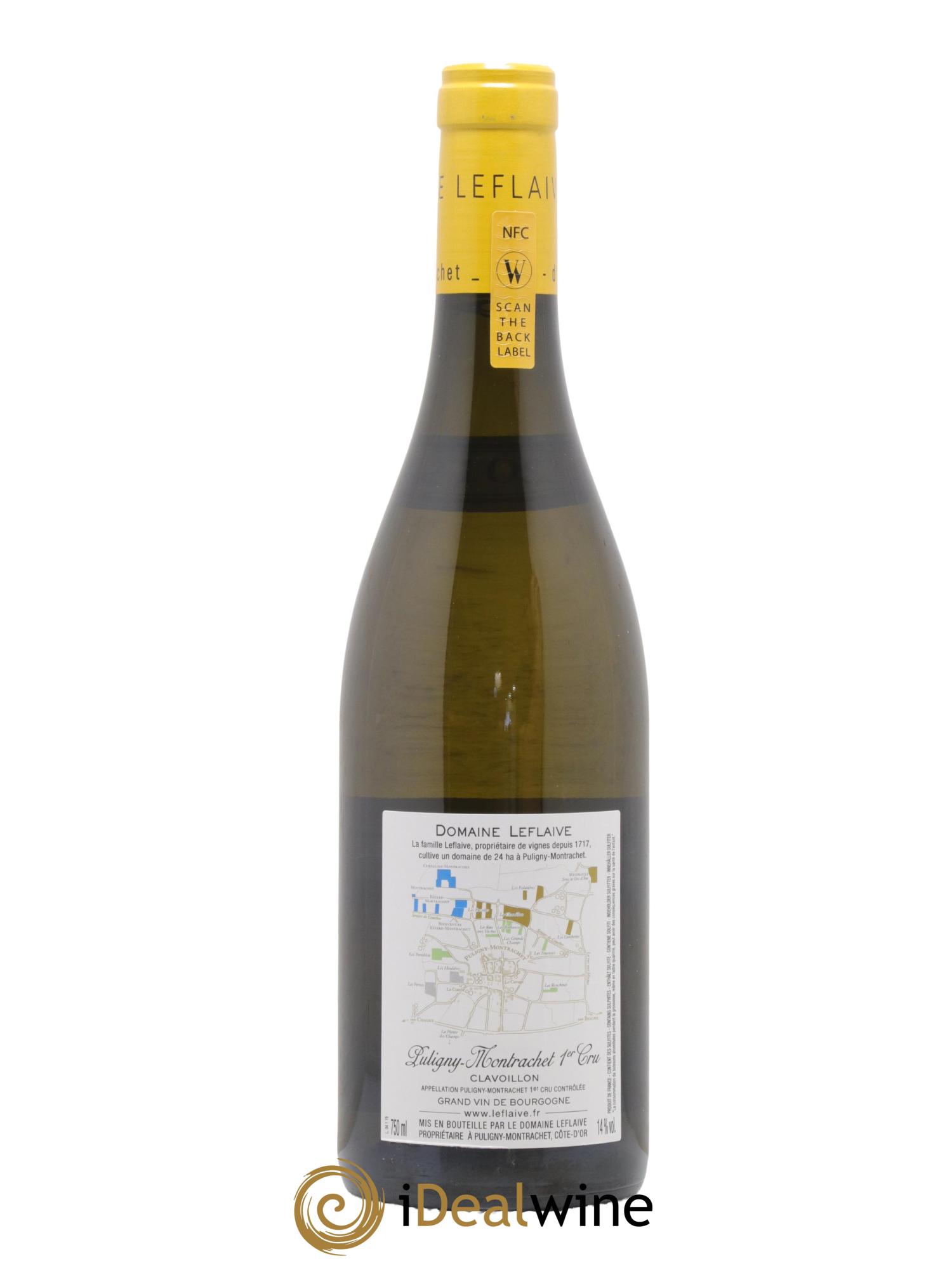 Puligny-Montrachet 1er Cru Clavoillon Leflaive (Domaine) 2019 - Lot de 1 bouteille - 1