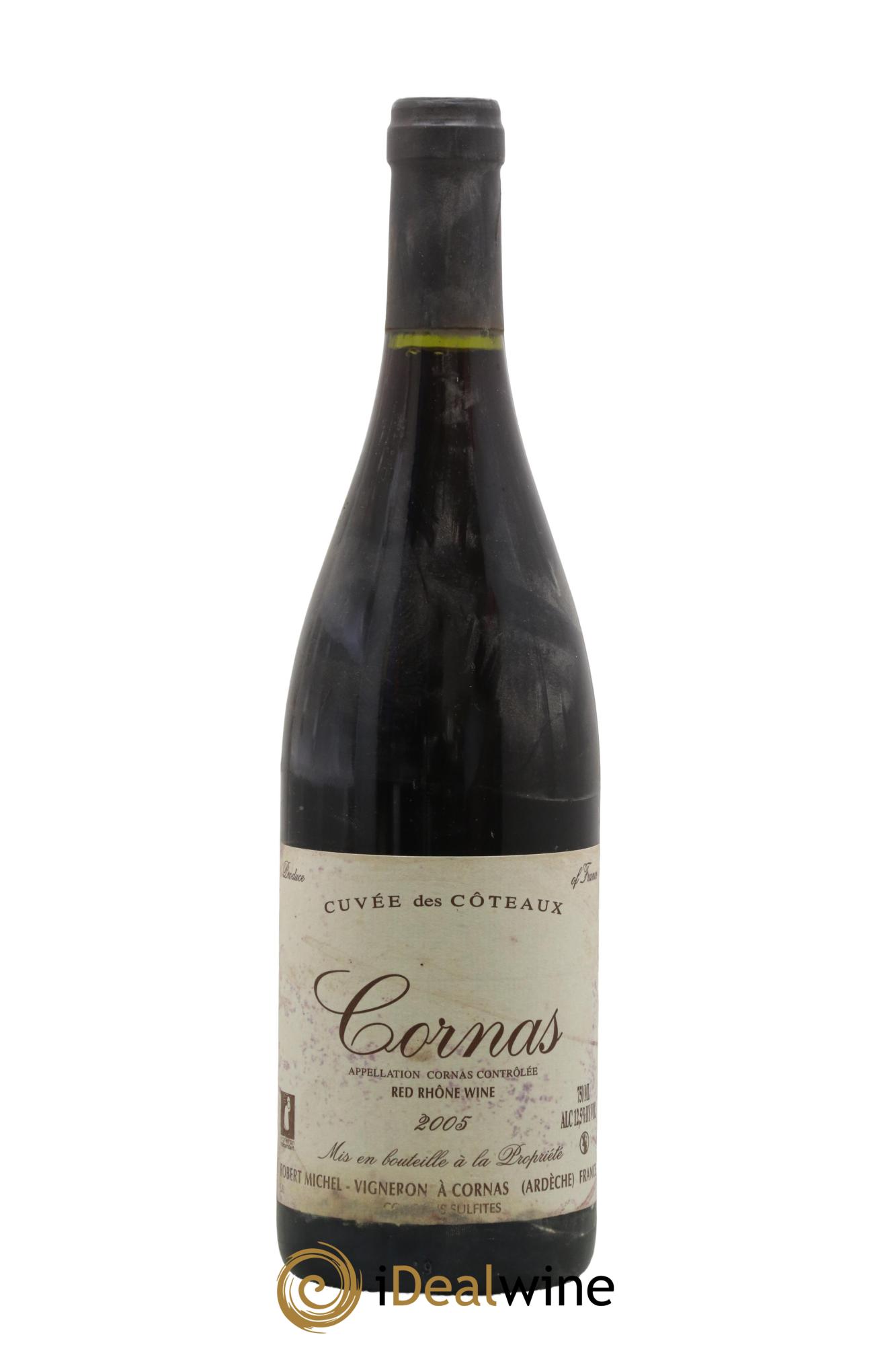Cornas Cuvée des Coteaux Robert Michel 2005 - Lot de 1 bouteille - 0