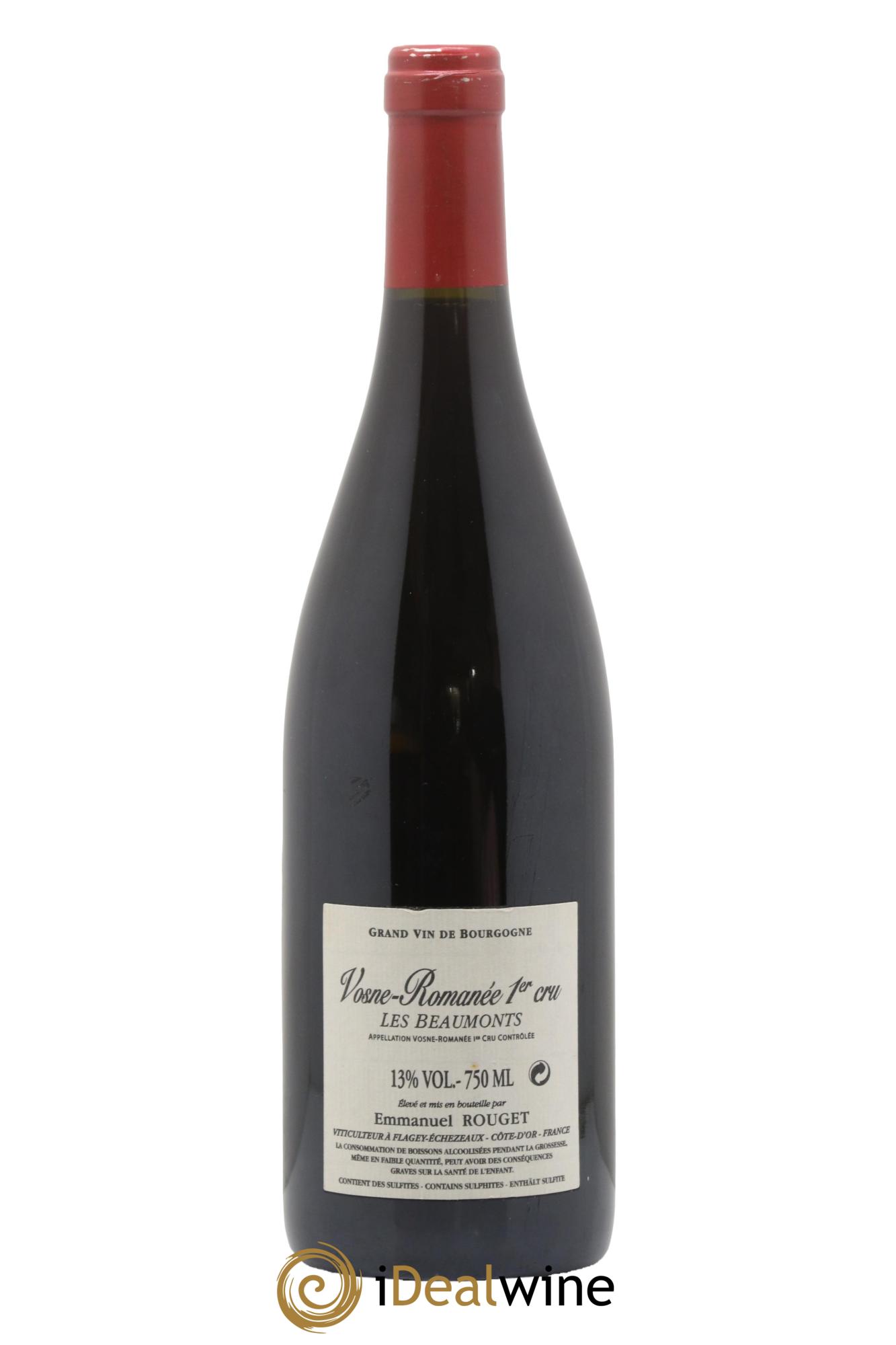 Vosne-Romanée 1er Cru Les Beaumonts Emmanuel Rouget 2013 - Posten von 1 Flasche - 1