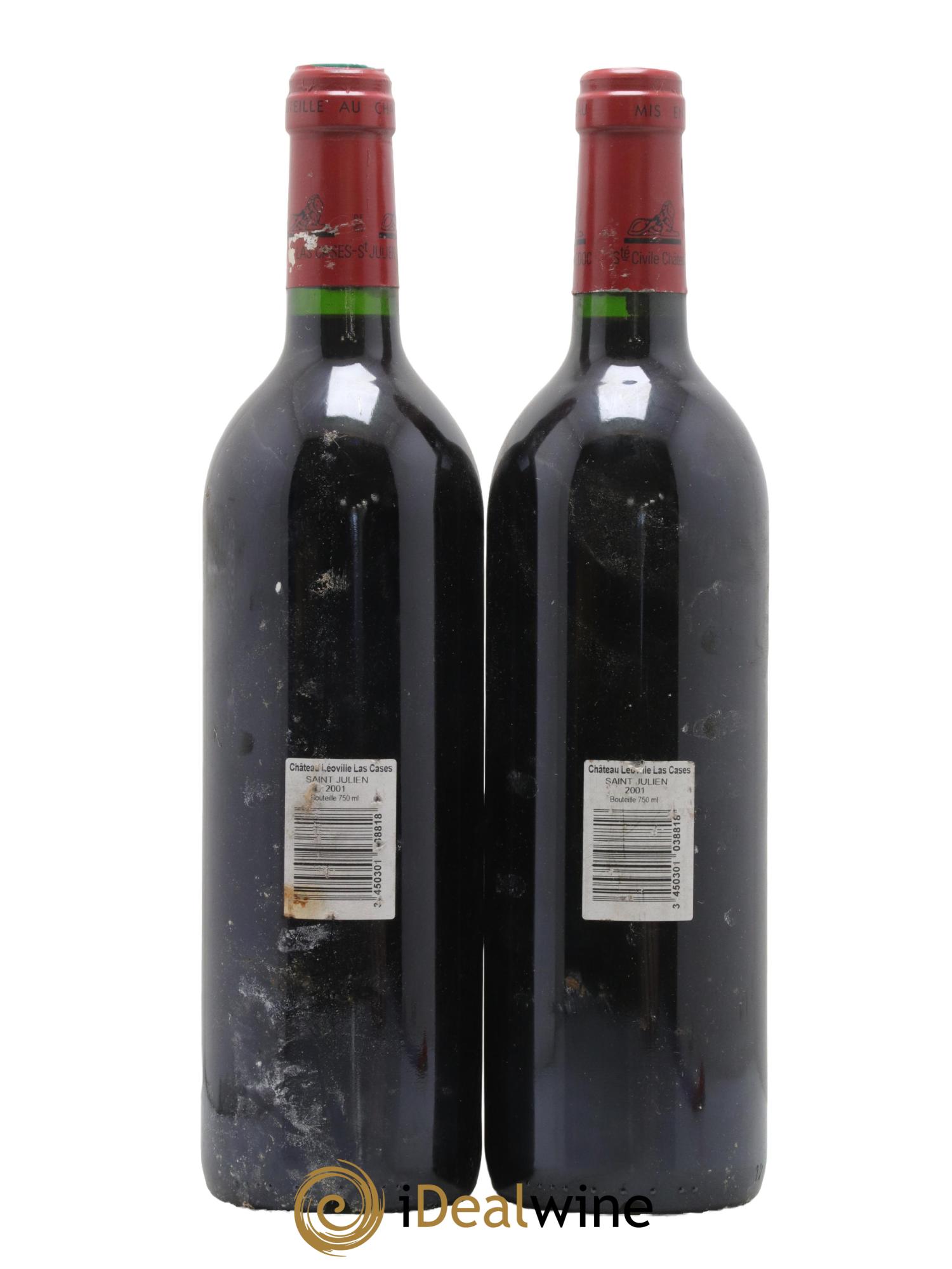 Château Léoville Las Cases 2ème Grand Cru Classé 2001 - Lot de 2 bouteilles - 1