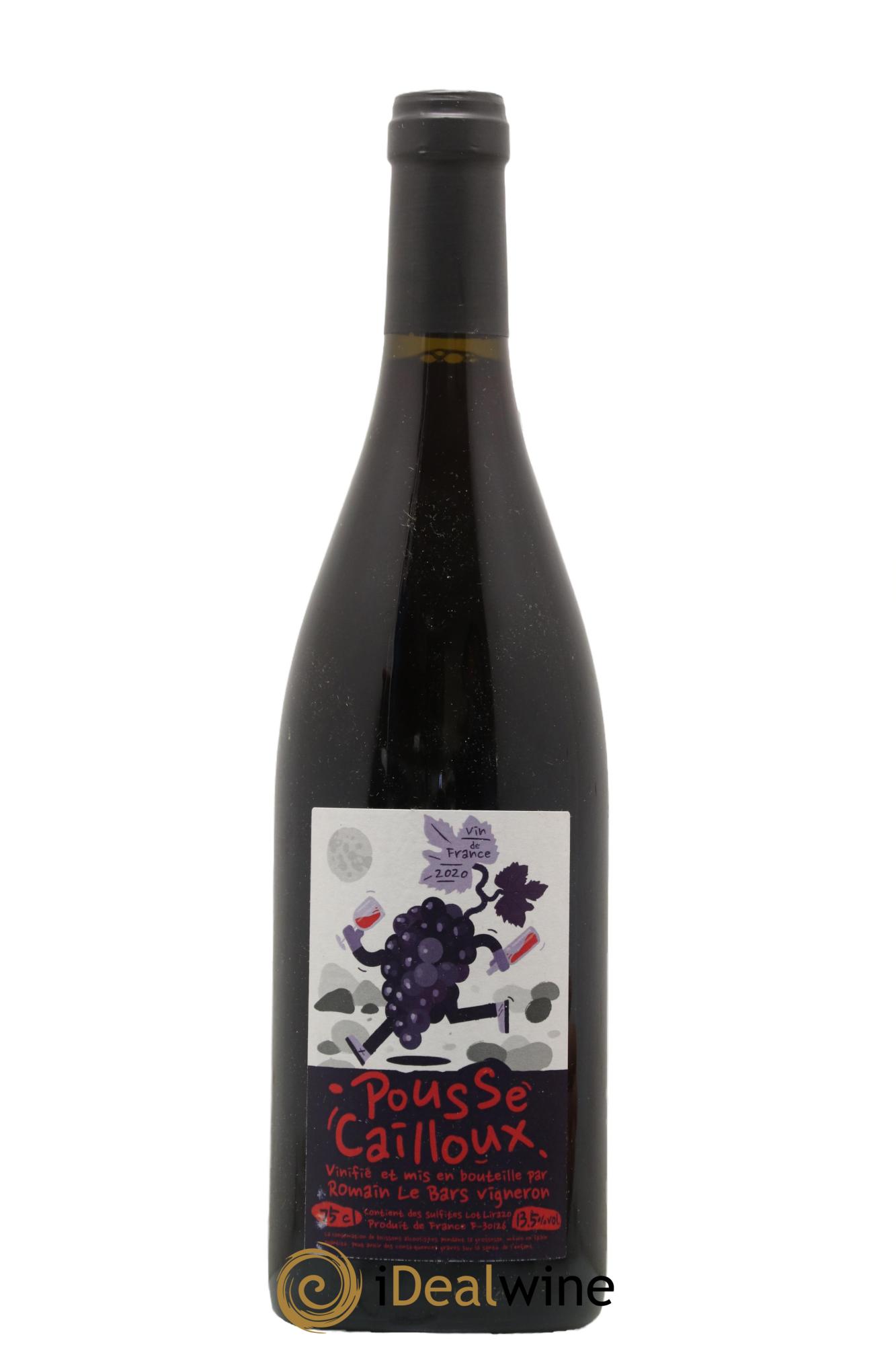 Vin de France Pousse Cailloux Romain Le Bars 2020 - Lot de 1 bouteille - 0