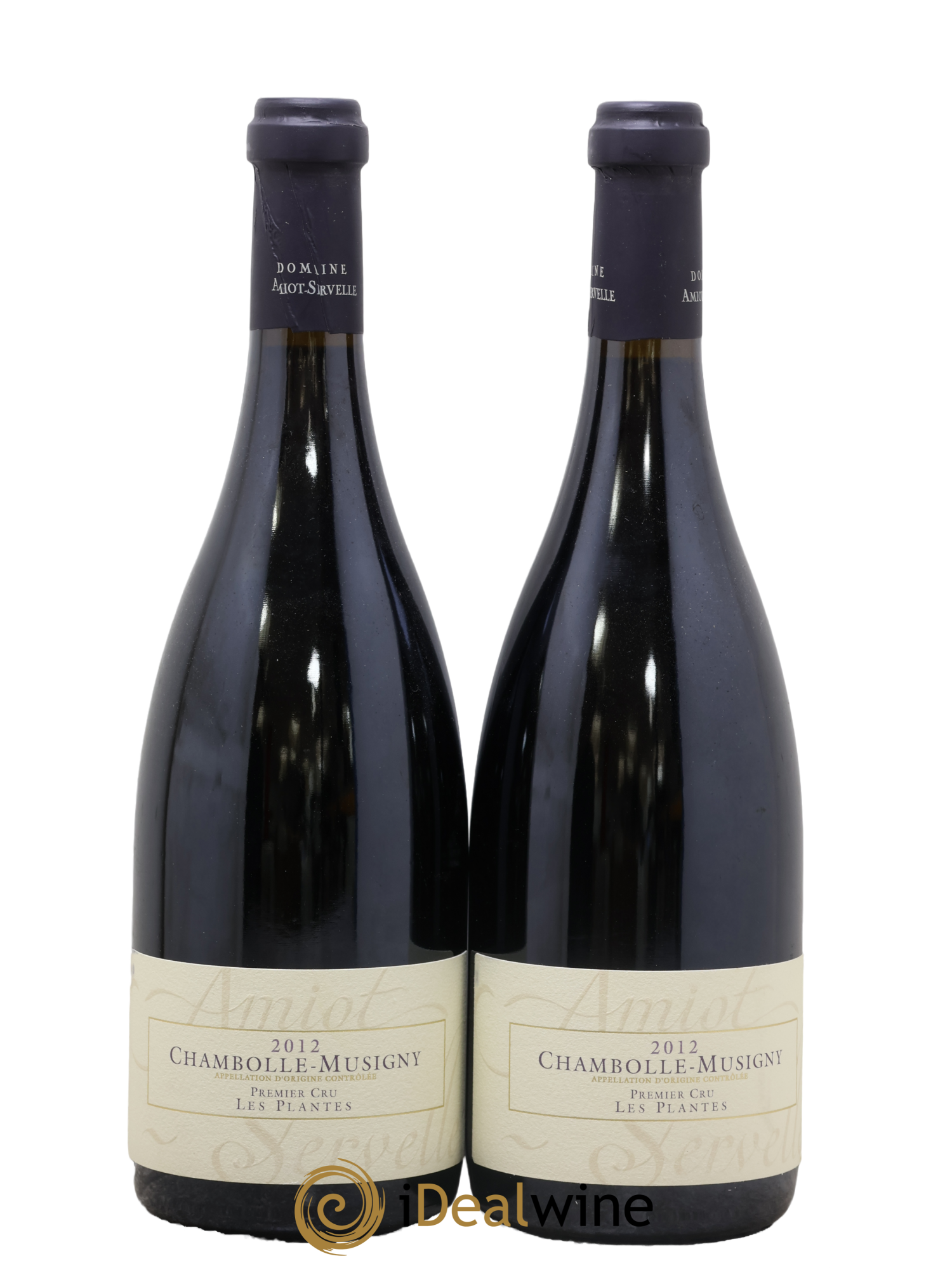 Chambolle-Musigny 1er Cru Les Plantes Amiot-Servelle 2012 - Lot de 2 bouteilles - 0