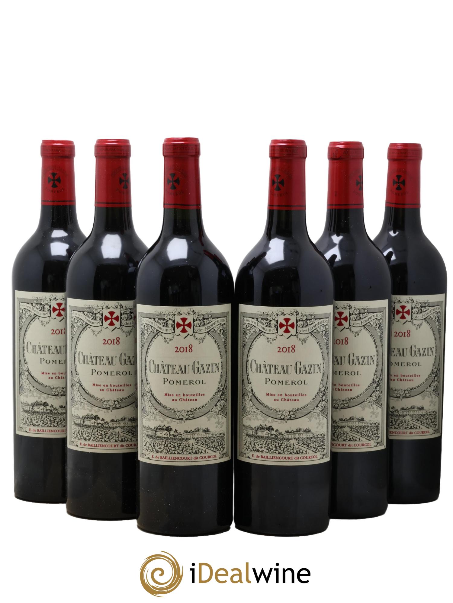 Château Gazin 2018 - Posten von 6 Flaschen - 0