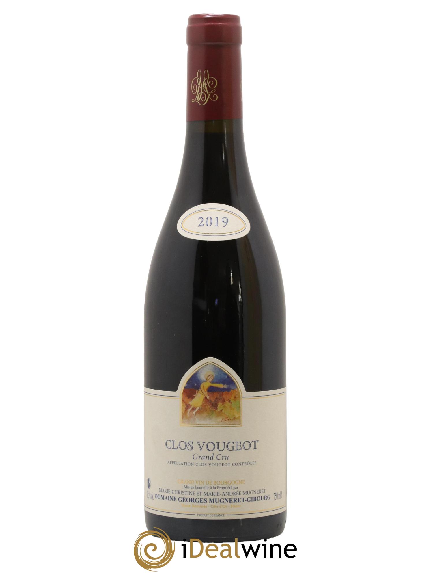 Clos de Vougeot Grand Cru Georges Mugneret-Gibourg (Domaine) 2019 - Lot de 1 bouteille - 1