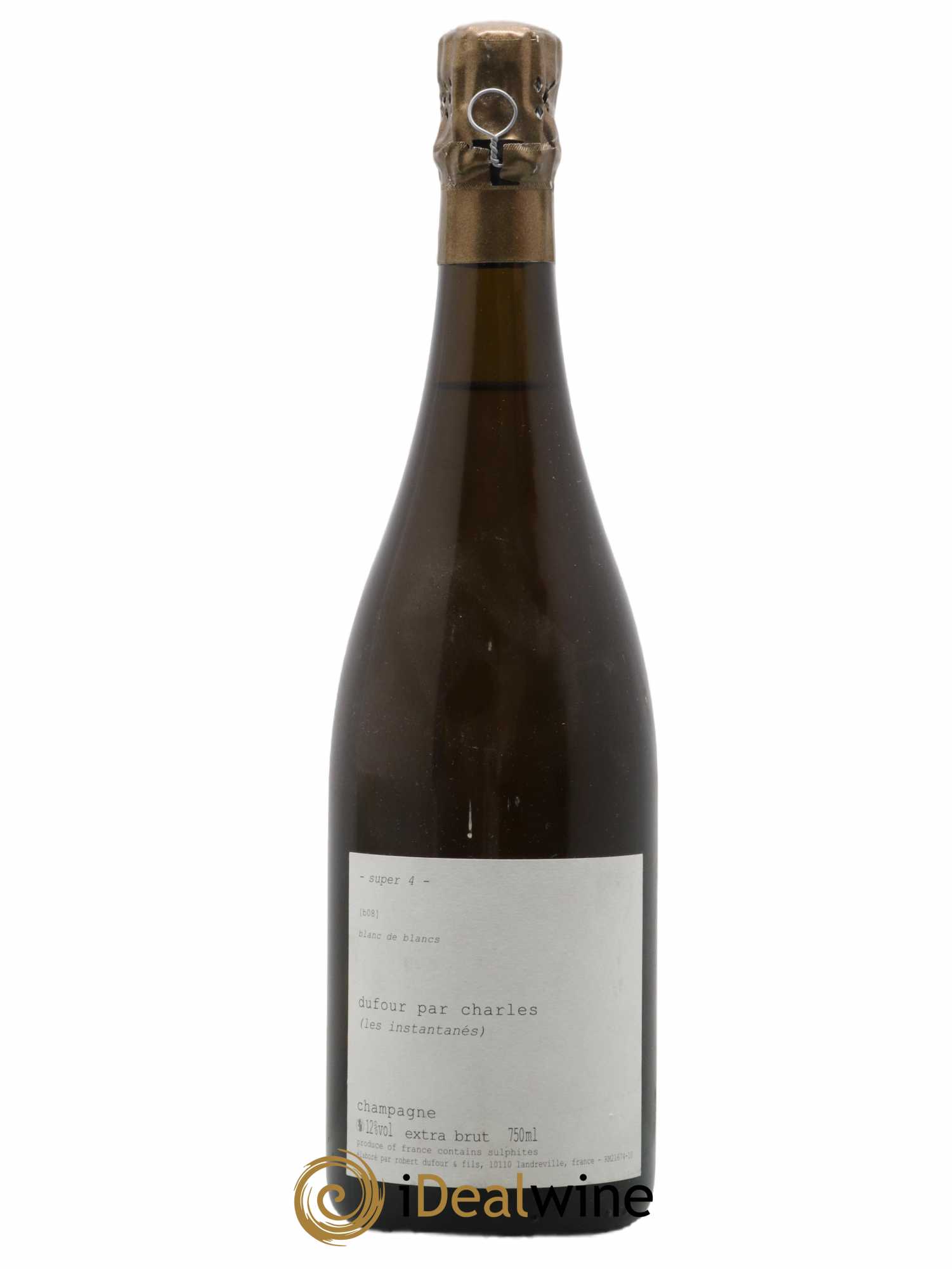 Champagne Charles Dufour Super 4 2008 - Lot de 1 bouteille - 0