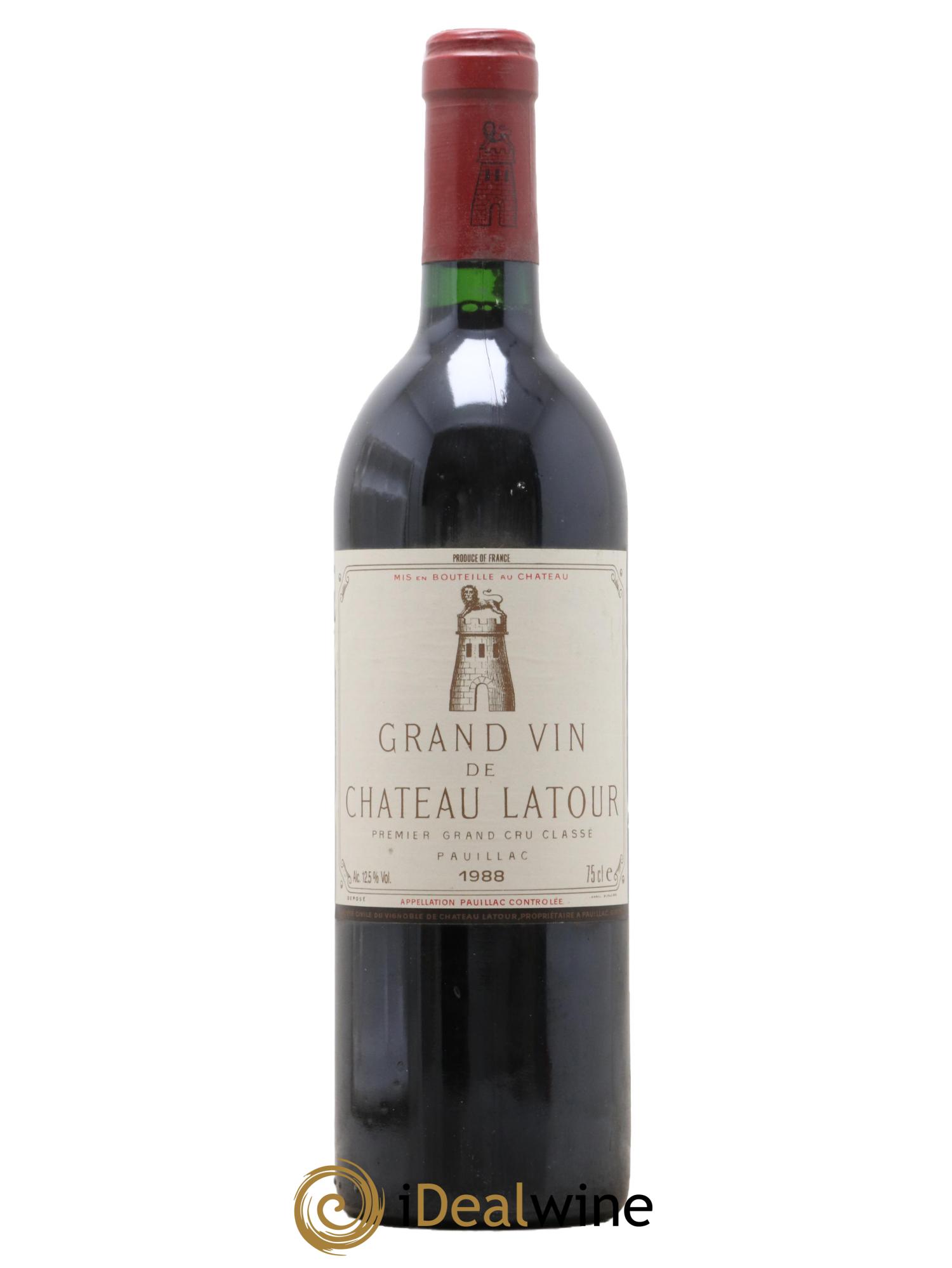 Château Latour 1er Grand Cru Classé 1988 - Lot de 1 bouteille - 0
