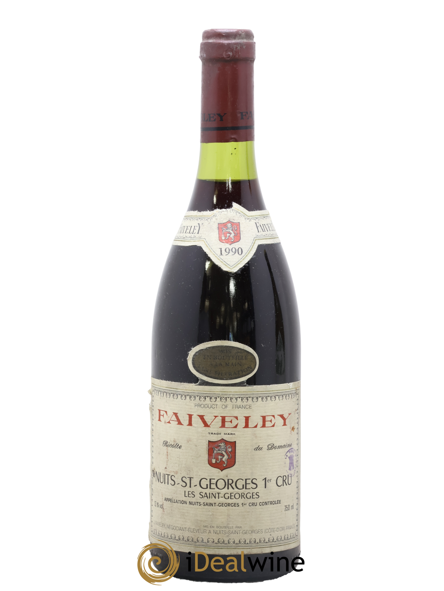 Nuits-Saint-Georges 1er Cru Les Saint-Georges Faiveley 1990 - Lot de 1 bouteille - 0
