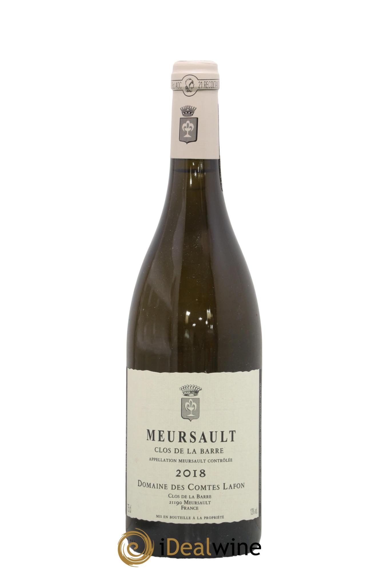 Meursault Clos de la Barre Comtes Lafon (Domaine des) 2018 - Posten von 1 Flasche - 0