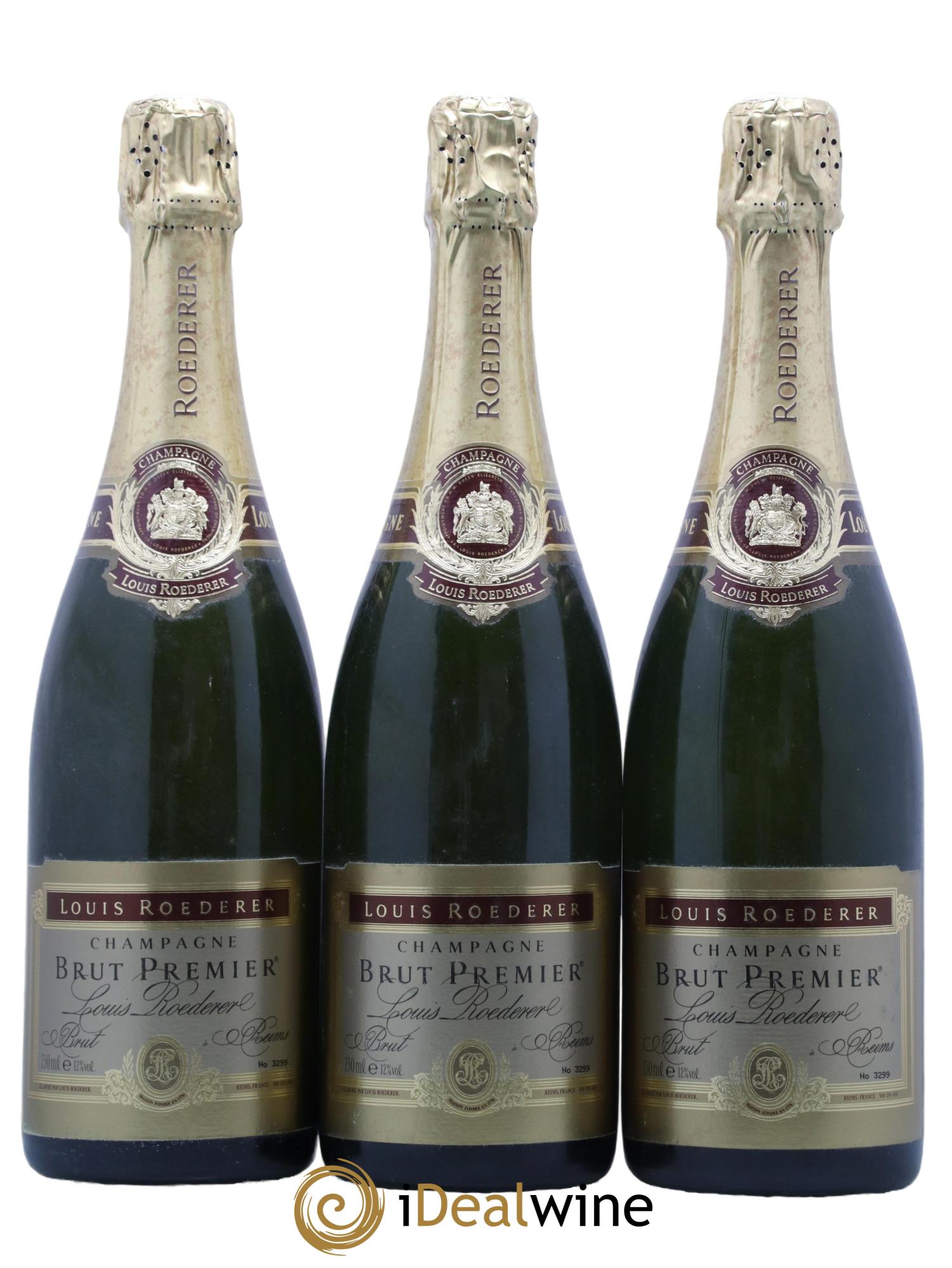 Premier Brut Louis Roederer - Lot de 3 bouteilles - 0