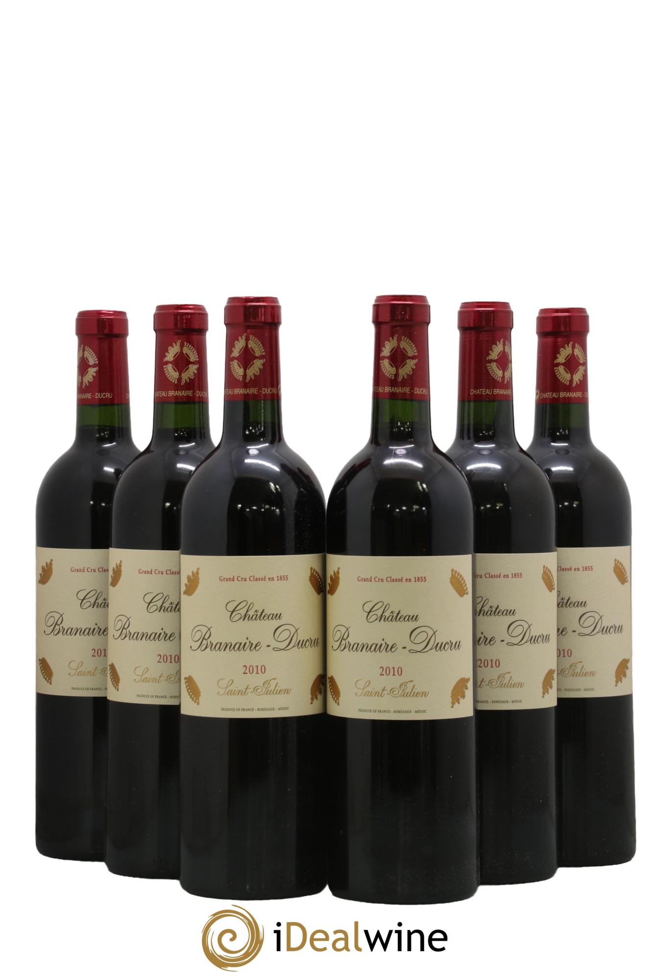 Château Branaire Ducru 4ème Grand Cru Classé 2010 - Posten von 6 Flaschen - 0