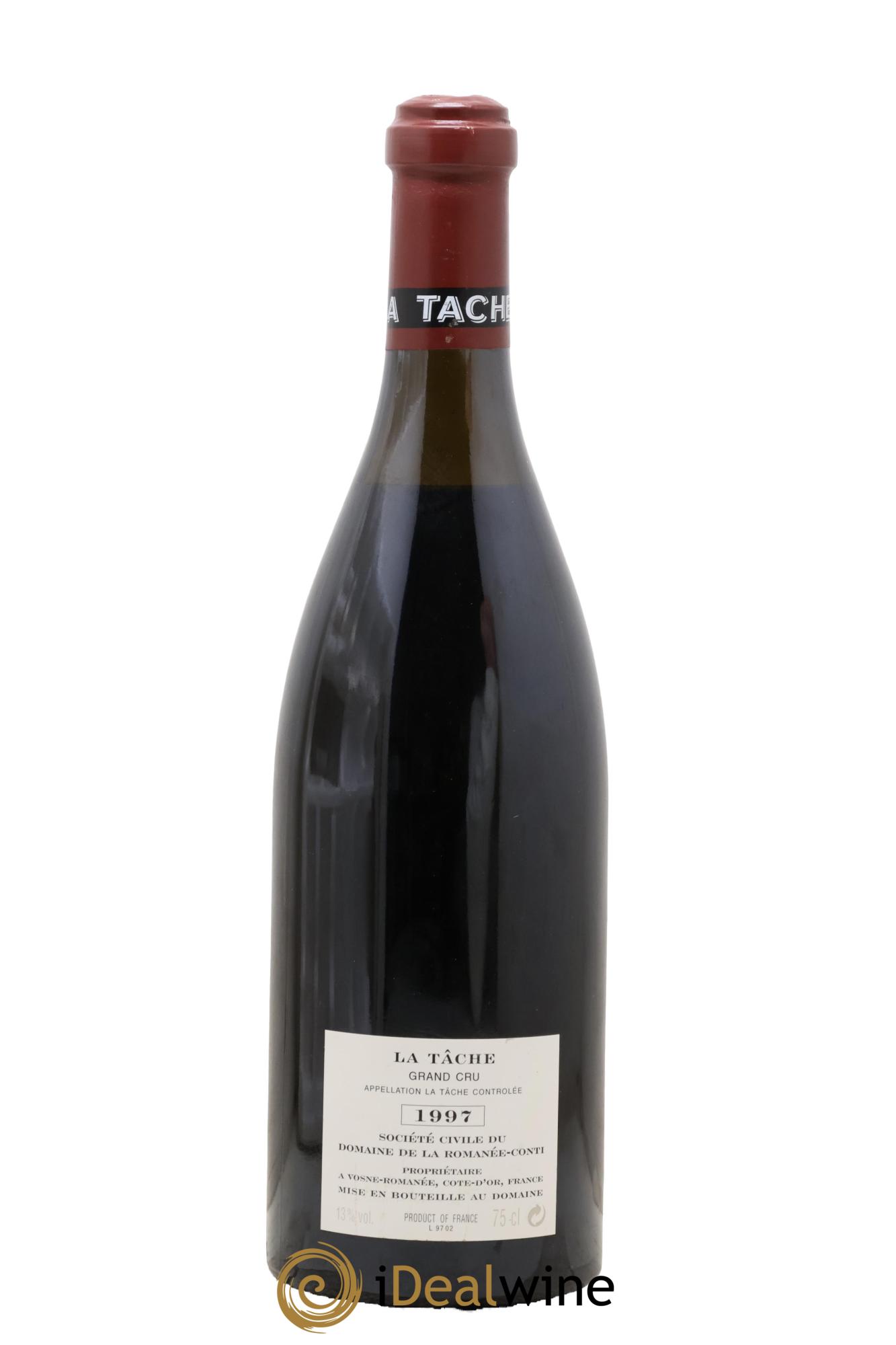 La Tâche Grand Cru Domaine de la Romanée-Conti 1997 - Posten von 1 Flasche - 1