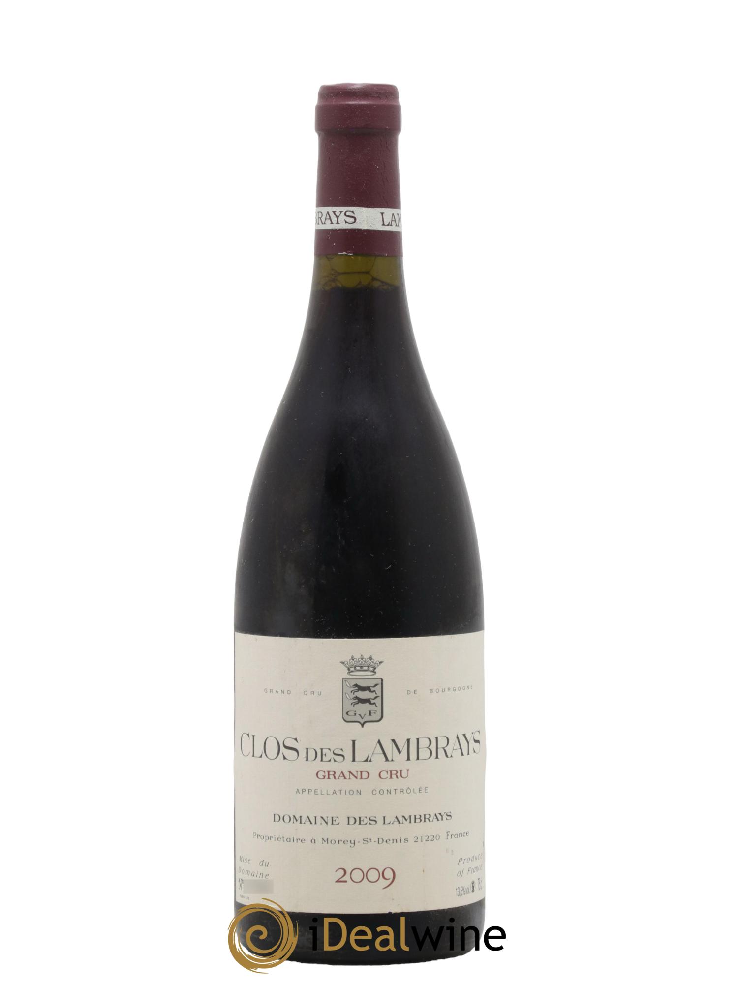 Clos des Lambrays Grand Cru Domaine des Lambrays 2009 - Lotto di 1 bottiglia - 0