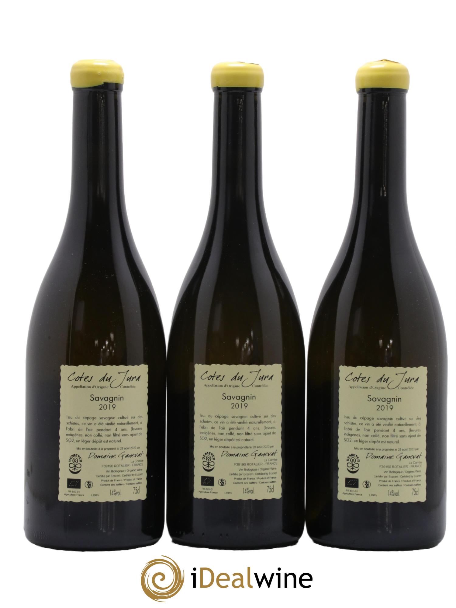 Côtes du Jura Savagnin En Billat Jean-François Ganevat (Domaine) 2019 - Lot de 3 bouteilles - 1