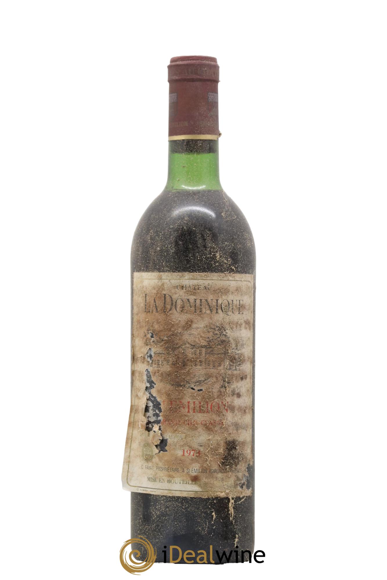 Château la Dominique Grand Cru Classé 1973 - Lot de 1 bouteille - 0