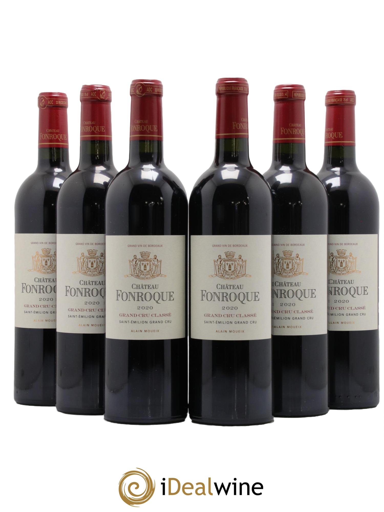Château Fonroque Grand Cru Classé 2020 - Lot de 6 bouteilles - 0