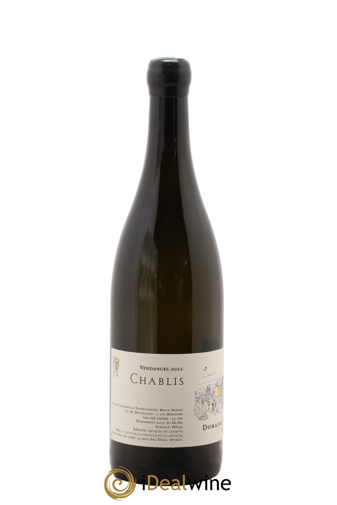 Chablis Jean Dauvissat  (Domaine) 2022 - Lotto di 1 bottiglia - 1