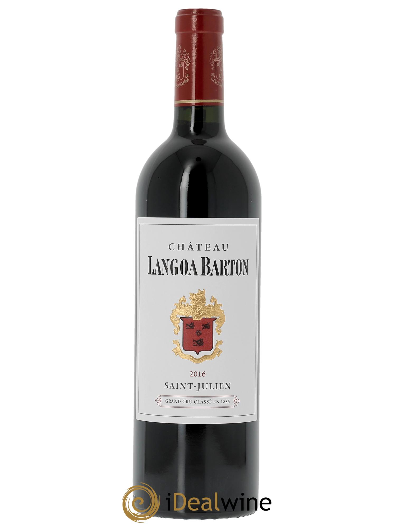 Château Langoa Barton 3ème Grand Cru Classé 2016 - Lot de 1 bouteille - 0