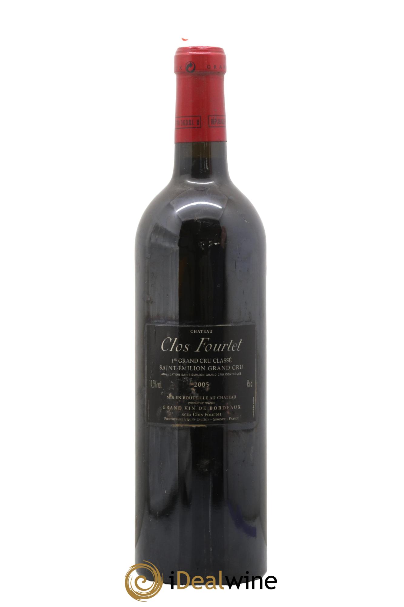 Clos Fourtet 1er Grand Cru Classé B 2005 - Lot de 1 bouteille - 1