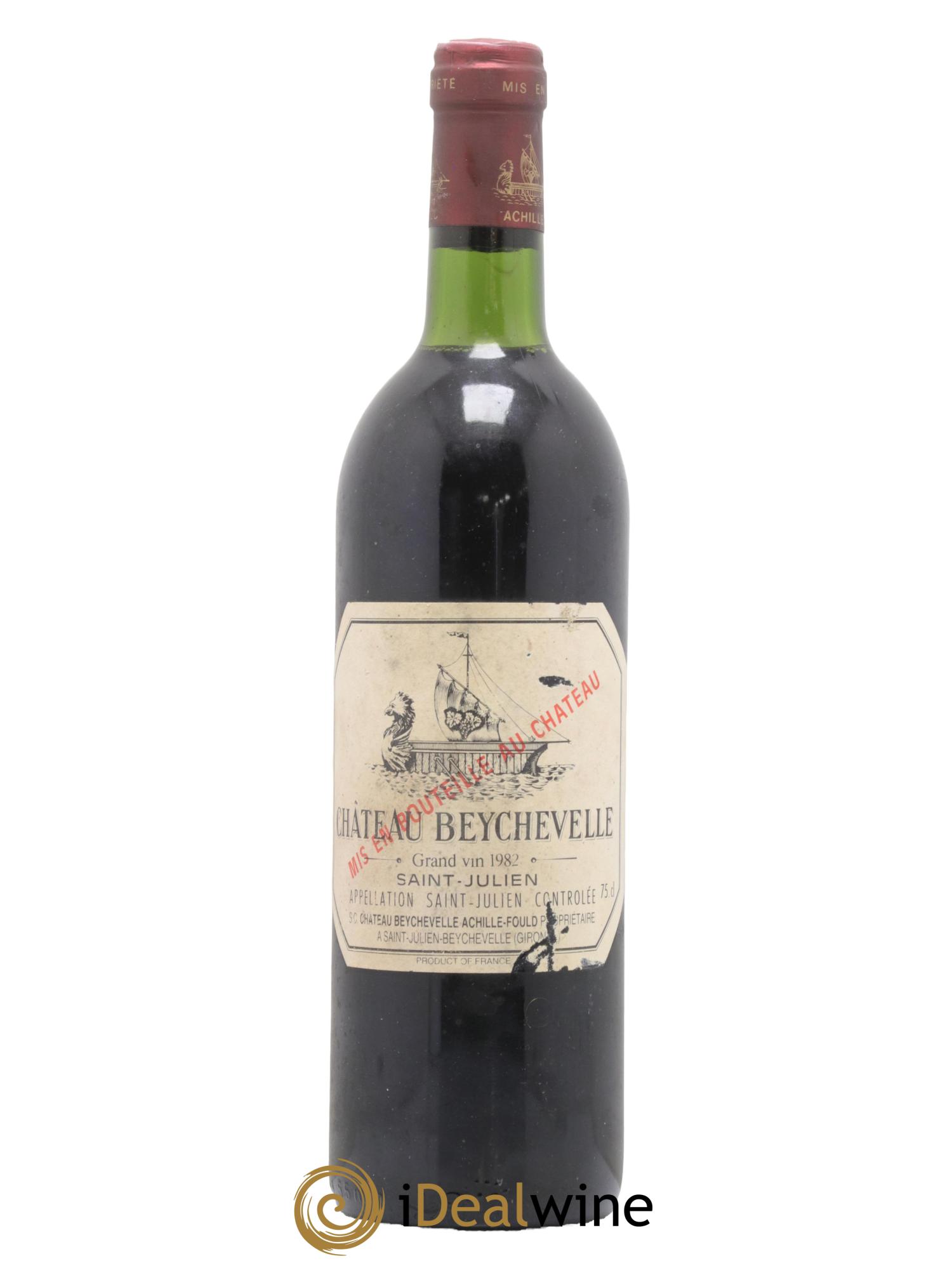 Château Beychevelle 4ème Grand Cru Classé 1982 - Lot de 1 bouteille - 0