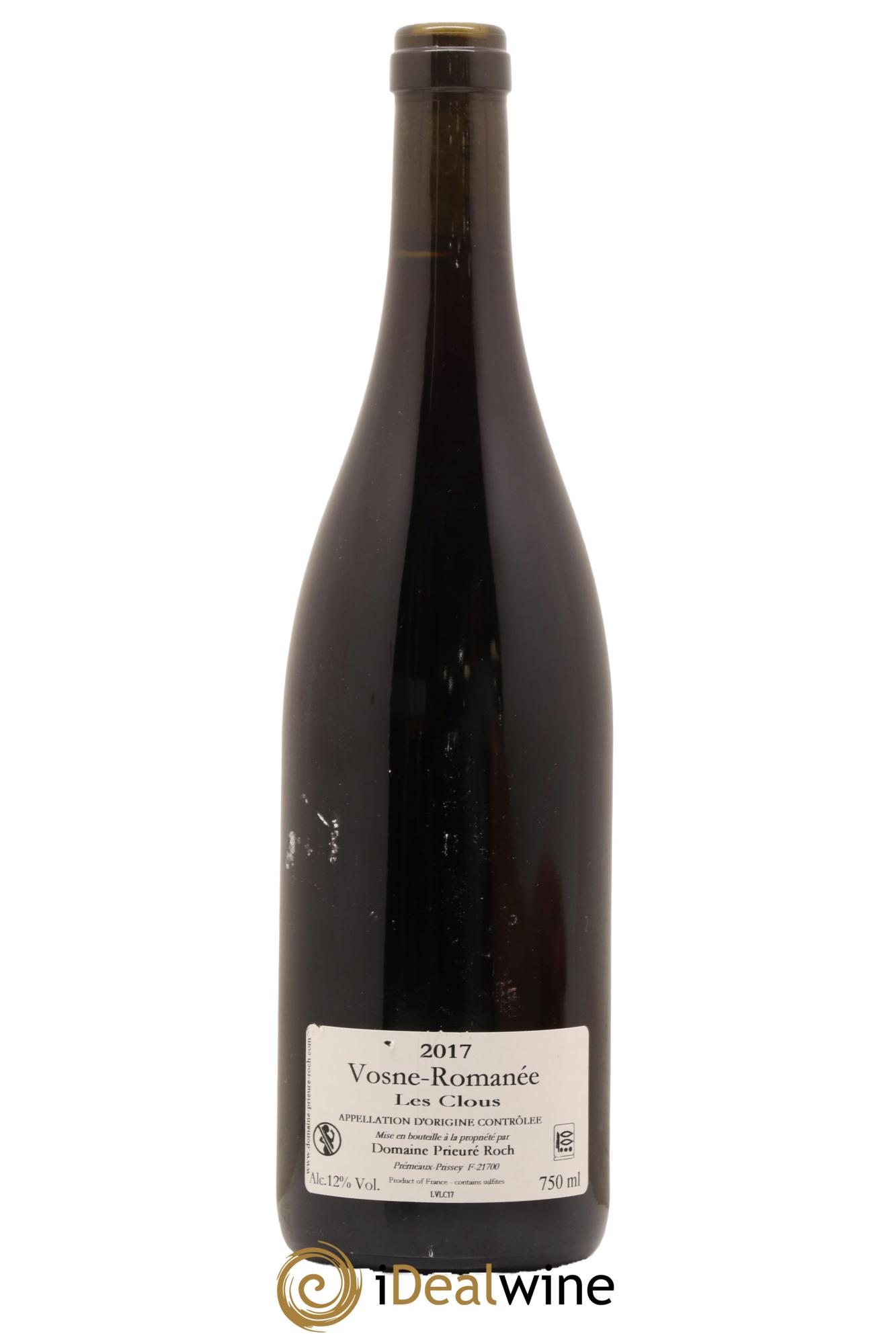 Vosne-Romanée Les Clous Prieuré Roch 2017 - Lot de 1 bouteille - 1
