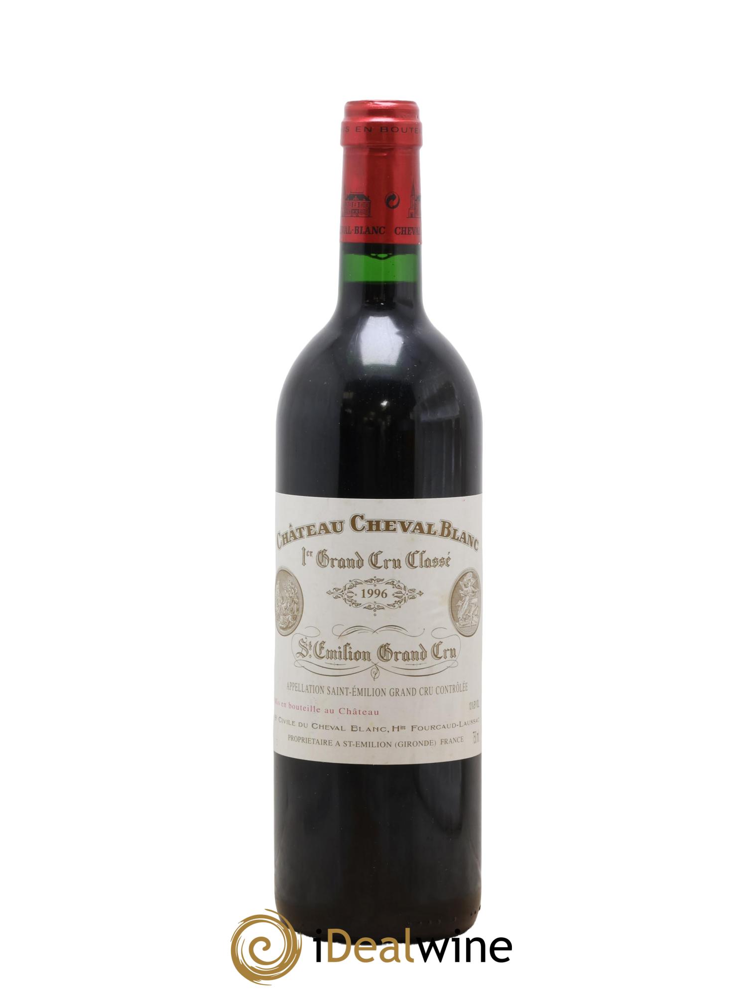 Château Cheval Blanc 1er Grand Cru Classé A 1996 - Lot de 1 bouteille - 0