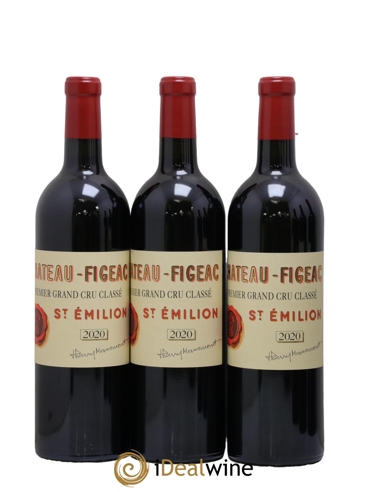 Château Figeac 1er Grand Cru Classé A 2020 - Lot of 6 bottles - 1
