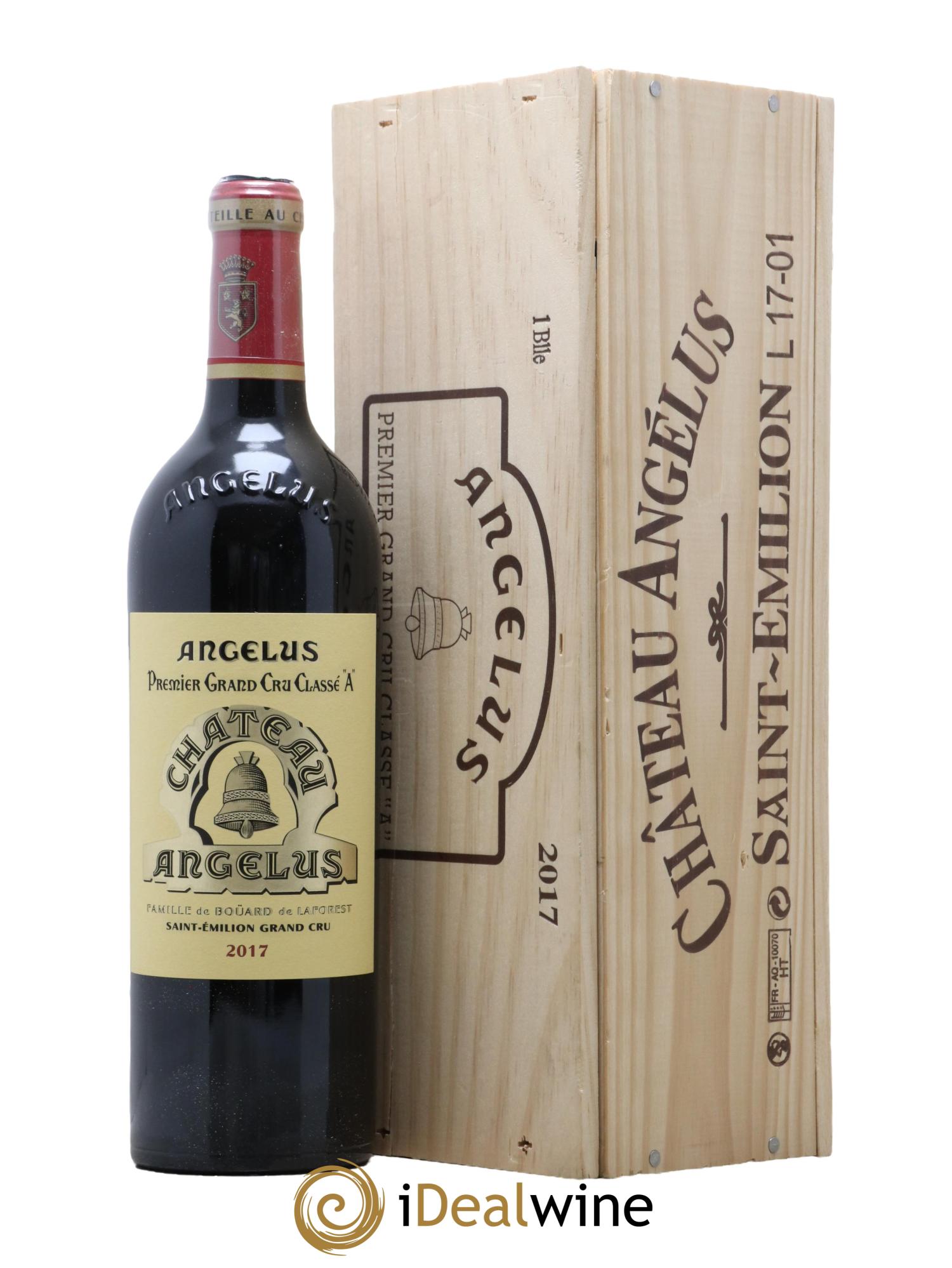 Château Angélus 1er Grand Cru Classé A 2017 - Lot de 1 bouteille - 0
