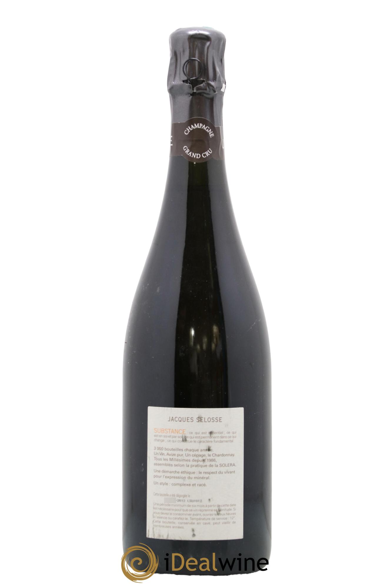 Substance Jacques Selosse - Lot de 1 bouteille - 1