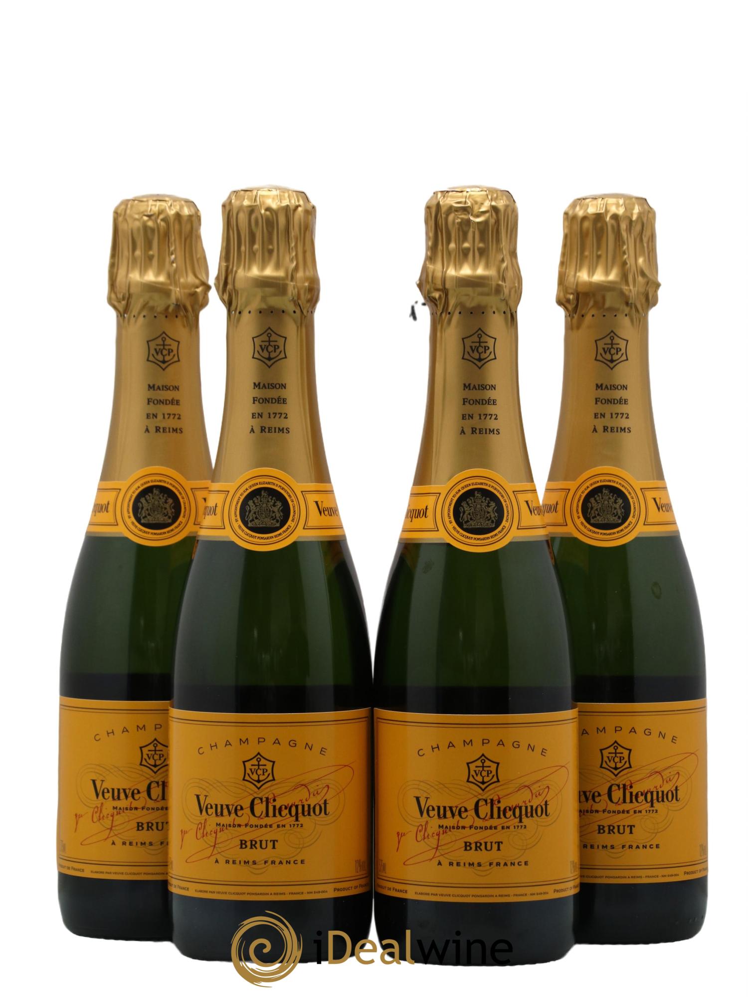 Carte Jaune Brut Veuve Clicquot - Lot de 4 demi bouteilles - 0