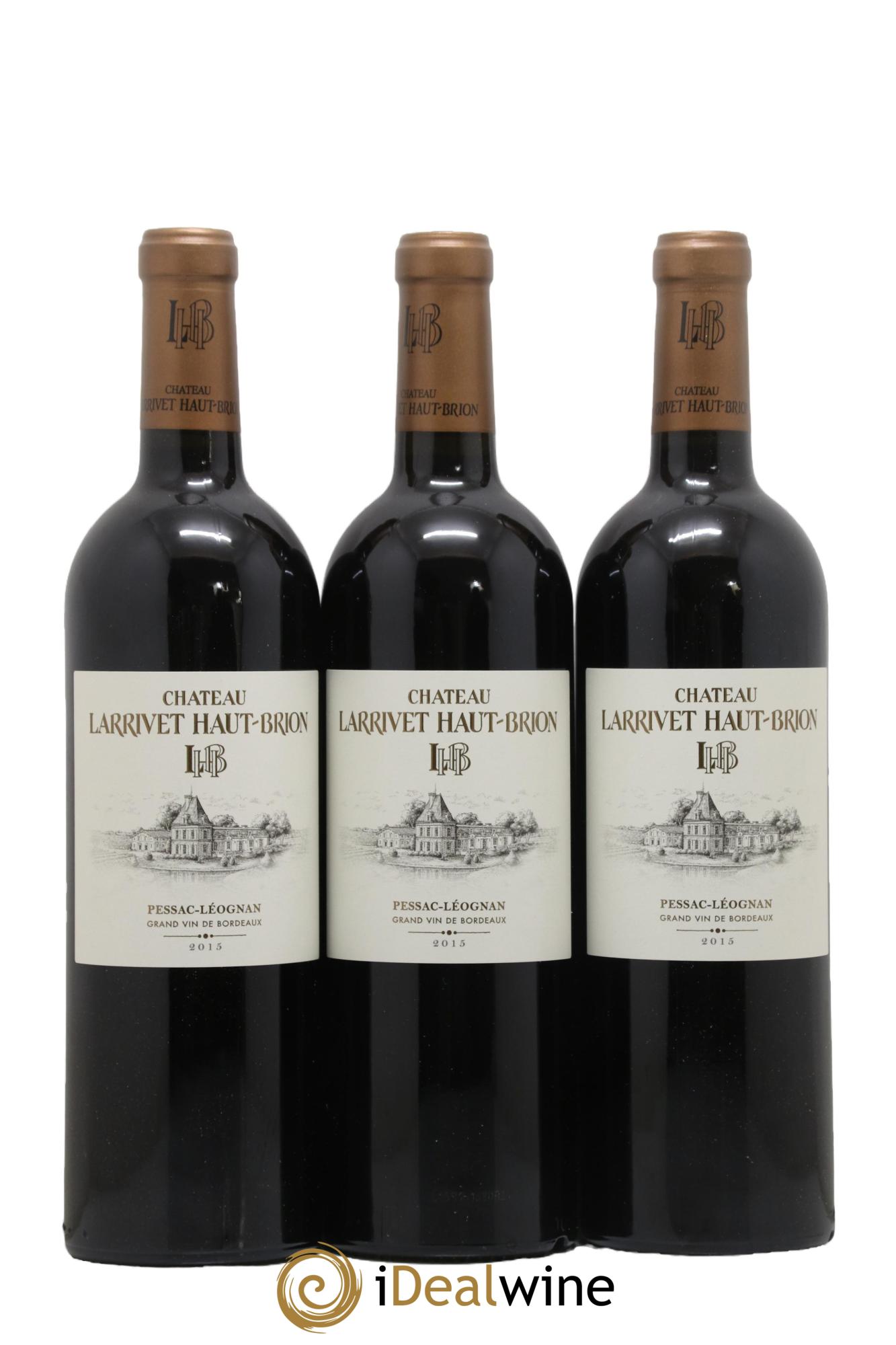 Château Larrivet Haut-Brion 2015 - Lot de 6 bouteilles - 2