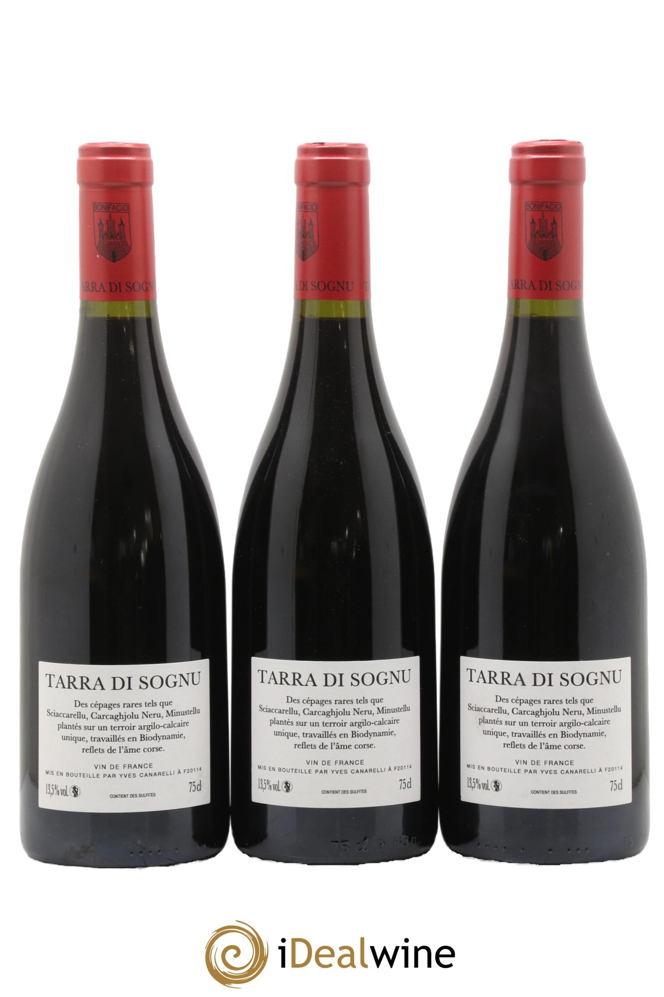 Vin de France Tarra di Sognu Clos Canarelli 2017 - Lot of 3 bottles - 1