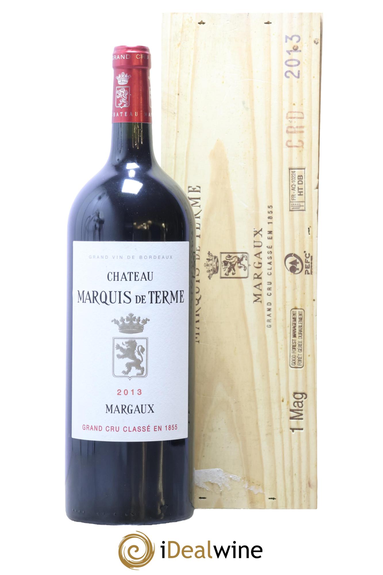 Château Marquis de Terme 4ème Grand Cru Classé 2013 - Posten von 1 Magnum - 0