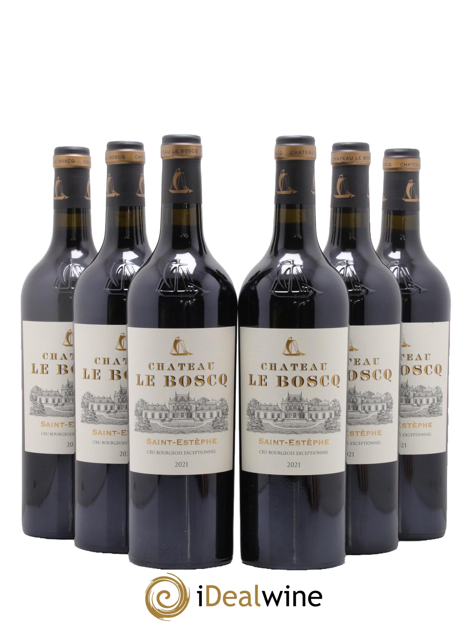 Château le Boscq Cru Bourgeois 2021 - Lot de 6 bouteilles - 0