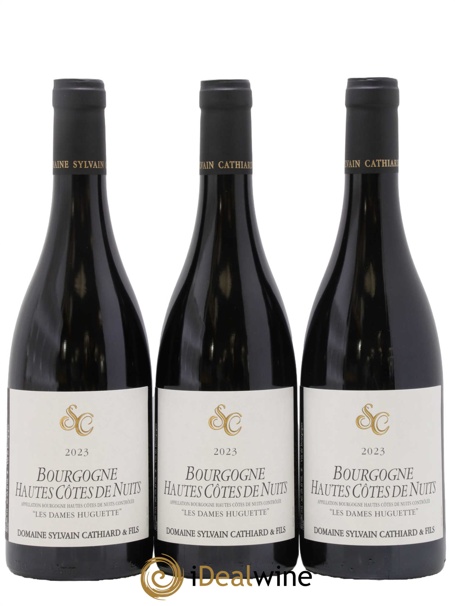 Hautes-Côtes de Nuits Les Dames Huguette Sylvain Cathiard & Fils 2023 - Lotto di 3 bottiglie - 0