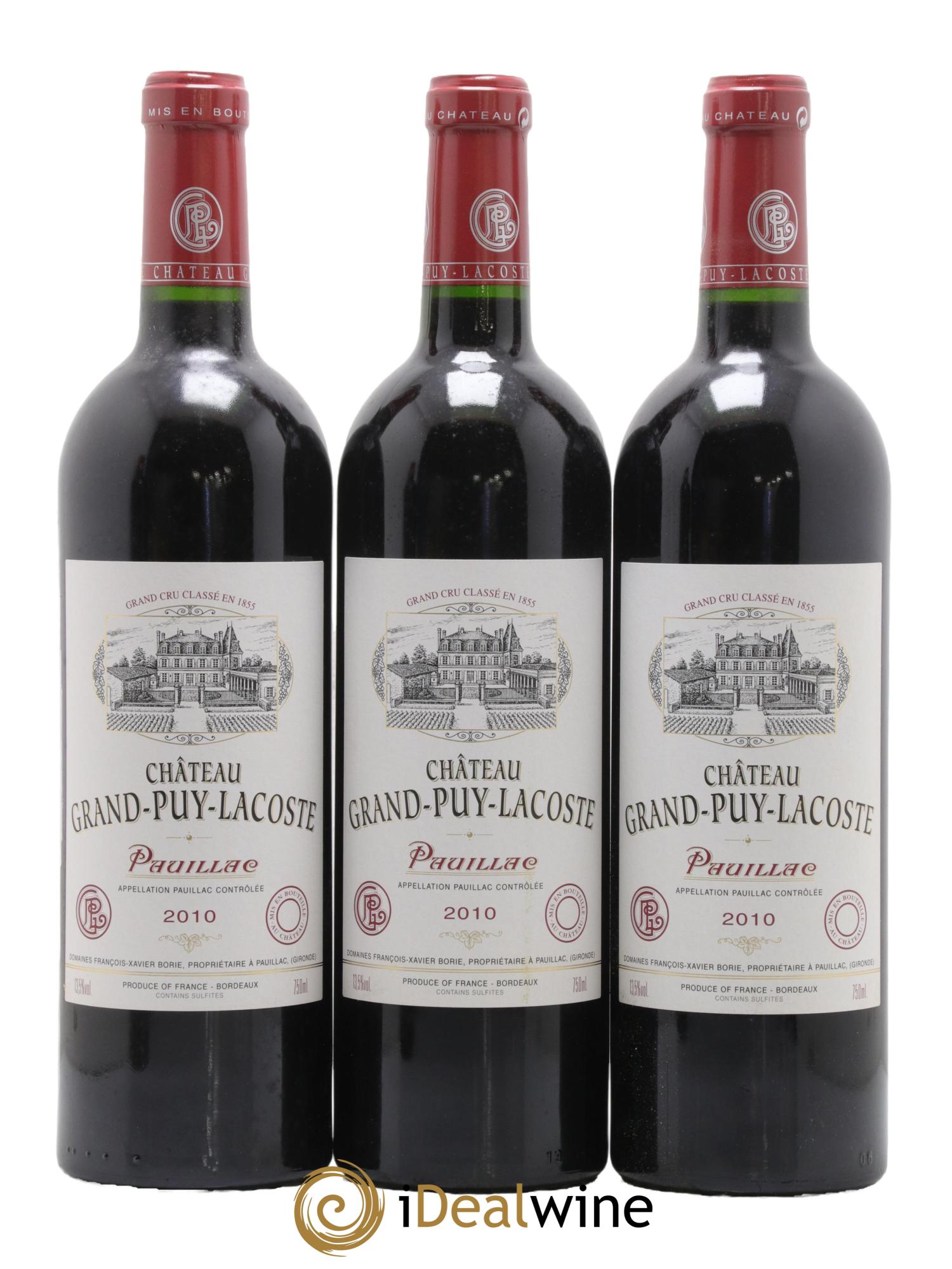 Château Grand Puy Lacoste 5ème Grand Cru Classé 2010 - Lot de 12 bouteilles - 3
