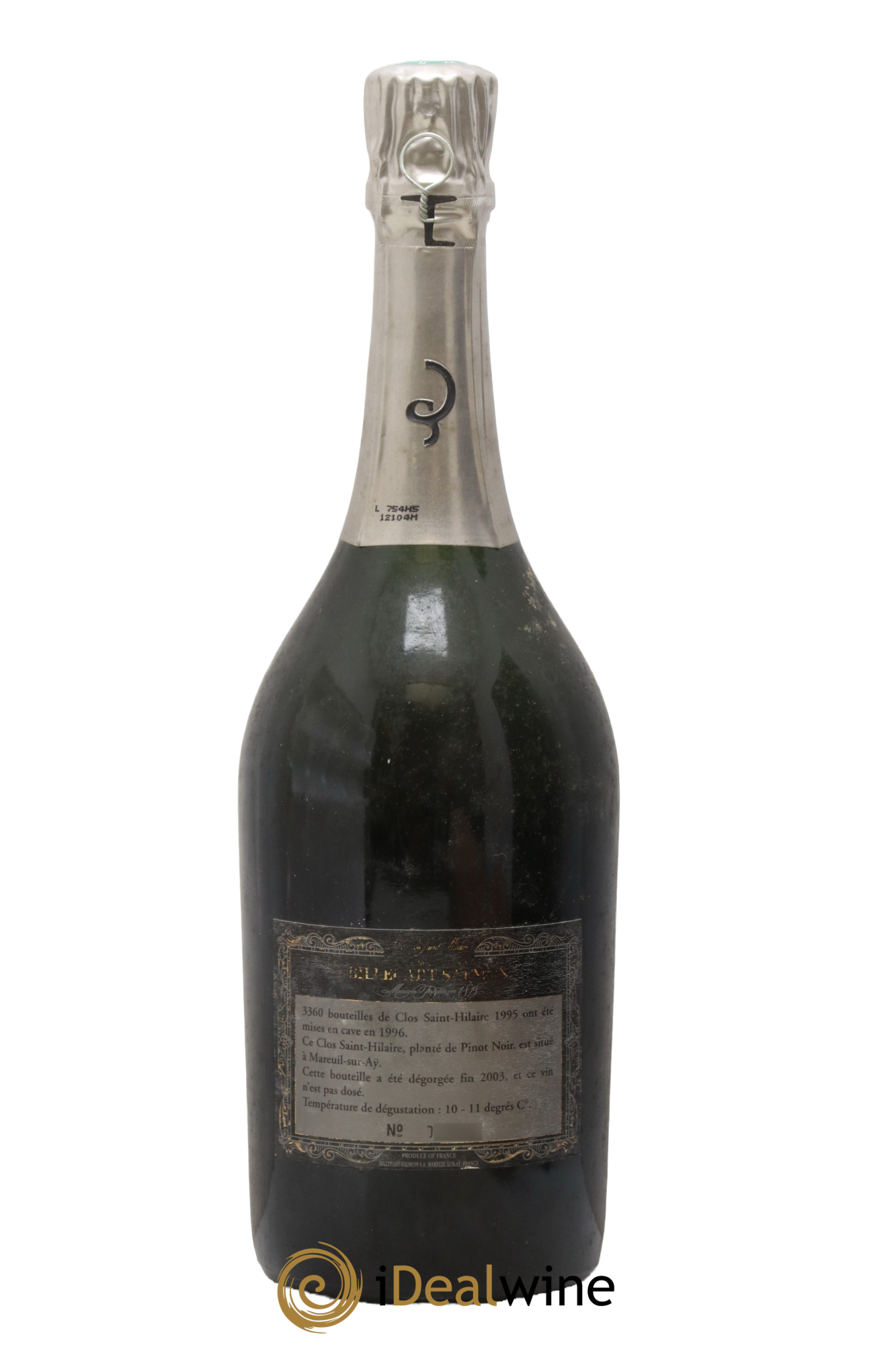 Le Clos Saint-Hilaire Billecart-Salmon 1995 - Lot of 1 bottle - 2