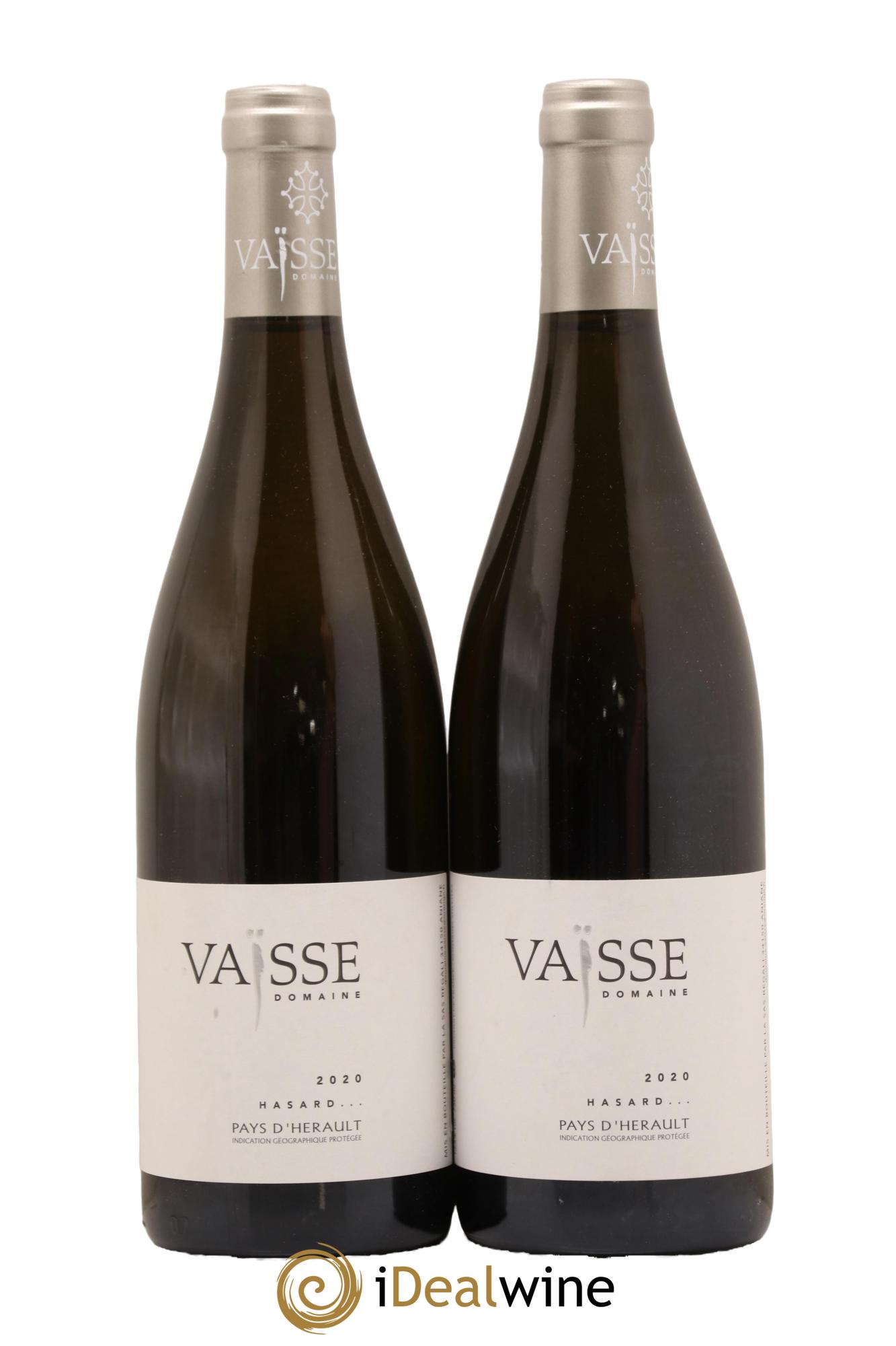 Pays d'Hérault Hasard Vaisse (Domaine) 2020 - Lot de 2 bouteilles - 0
