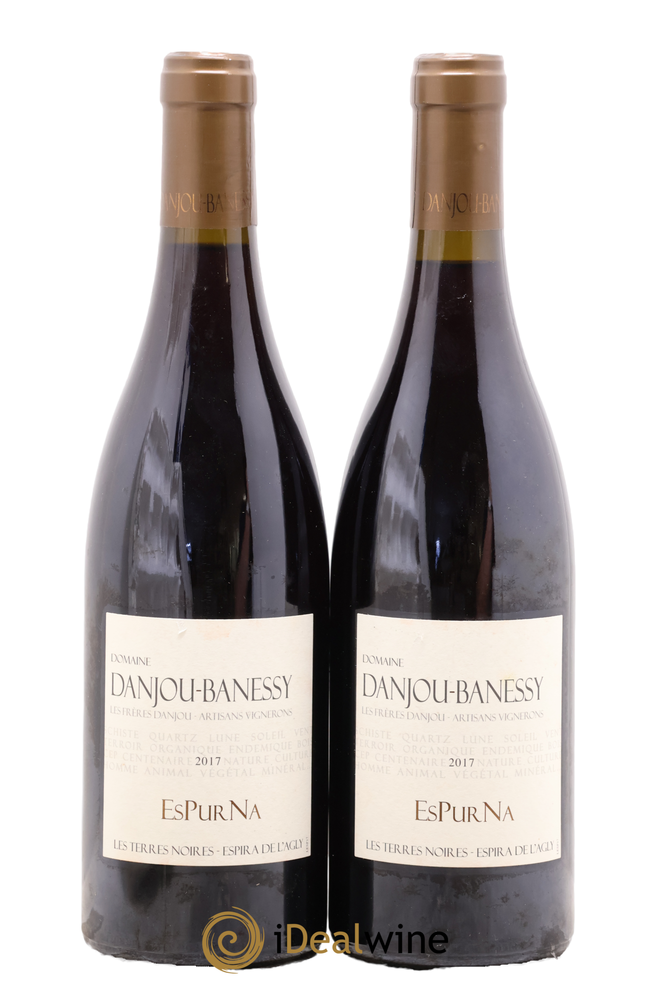 Côtes Catalanes Espurna Danjou Banessy (Domaine) 2017 - Lot de 2 bouteilles - 0