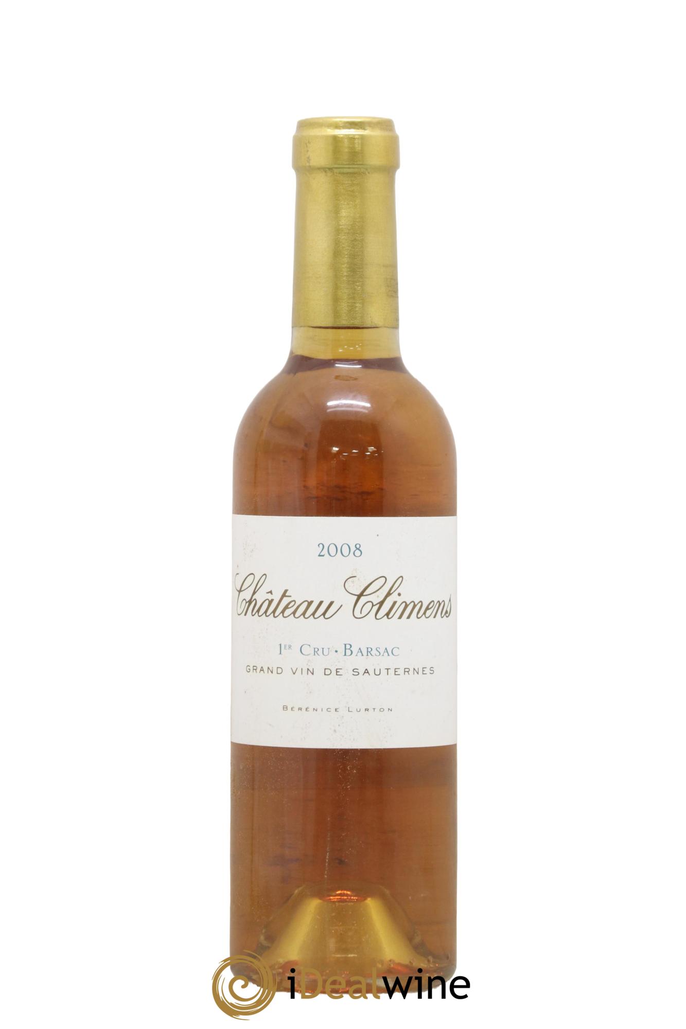 Château Climens 1er Grand Cru Classé 2008 - Lotto di 1 mezza bottiglia - 0
