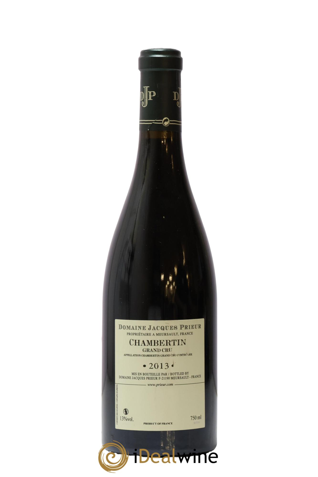 Chambertin Grand Cru Jacques Prieur (Domaine) 2013 - Lot of 1 bottle - 1