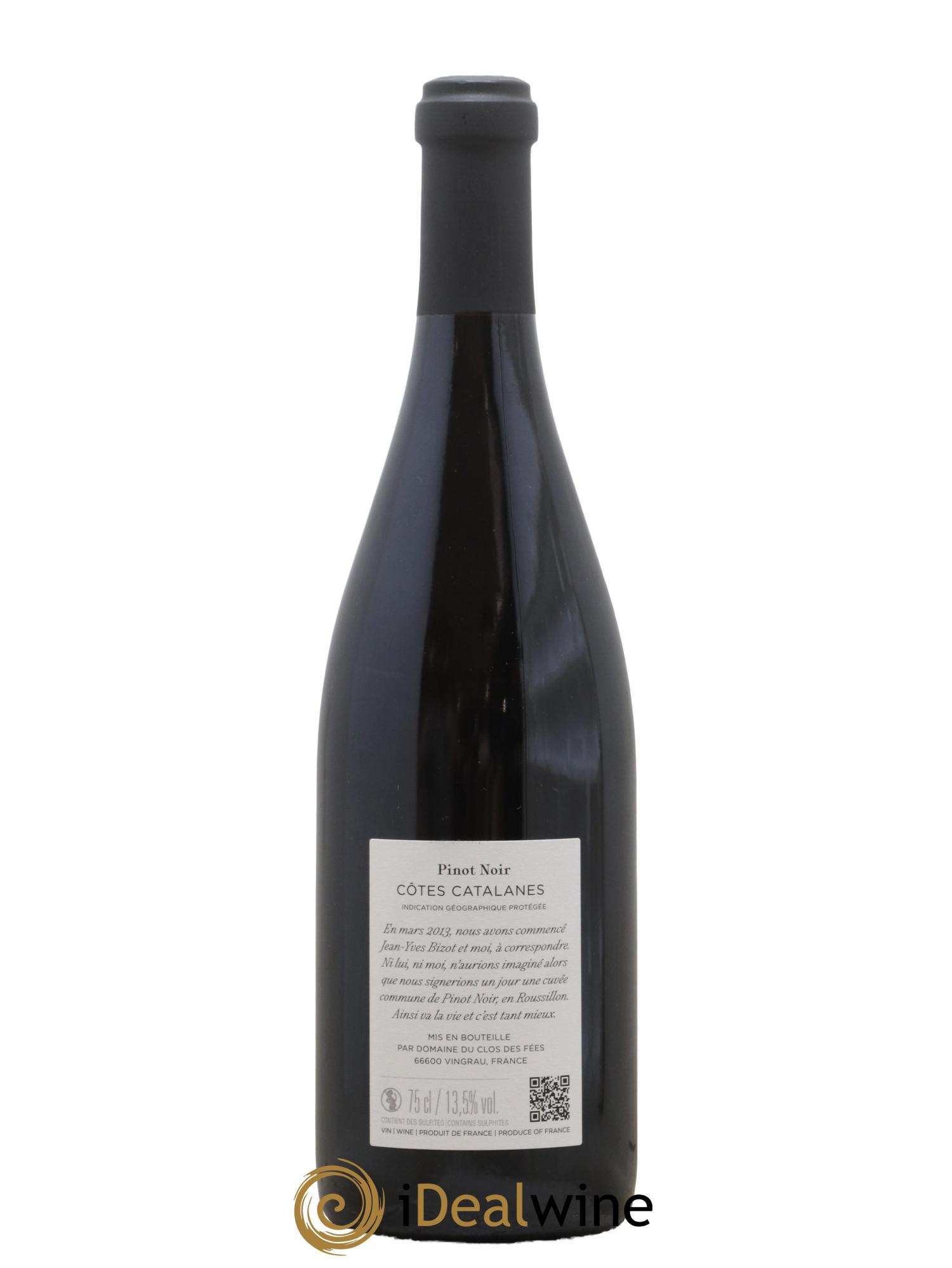 Côtes Catalanes Clos des Fées 100 Phrases pour éventails Hervé Bizeul 2022 - Lot de 1 bouteille - 1