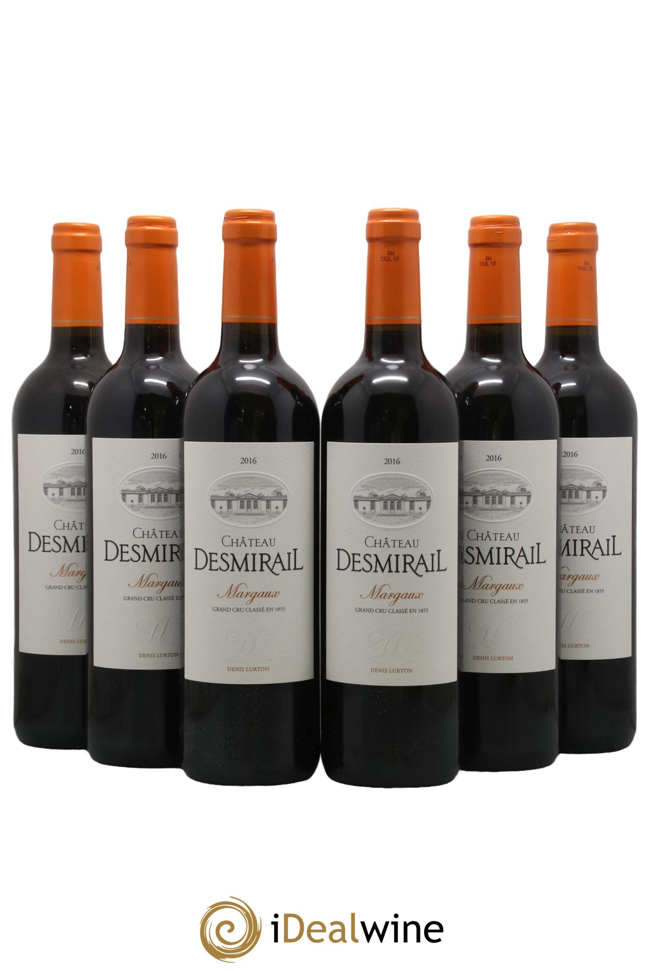 Château Desmirail 3ème Grand Cru Classé 2016 - Lotto di 6 bottiglie - 0