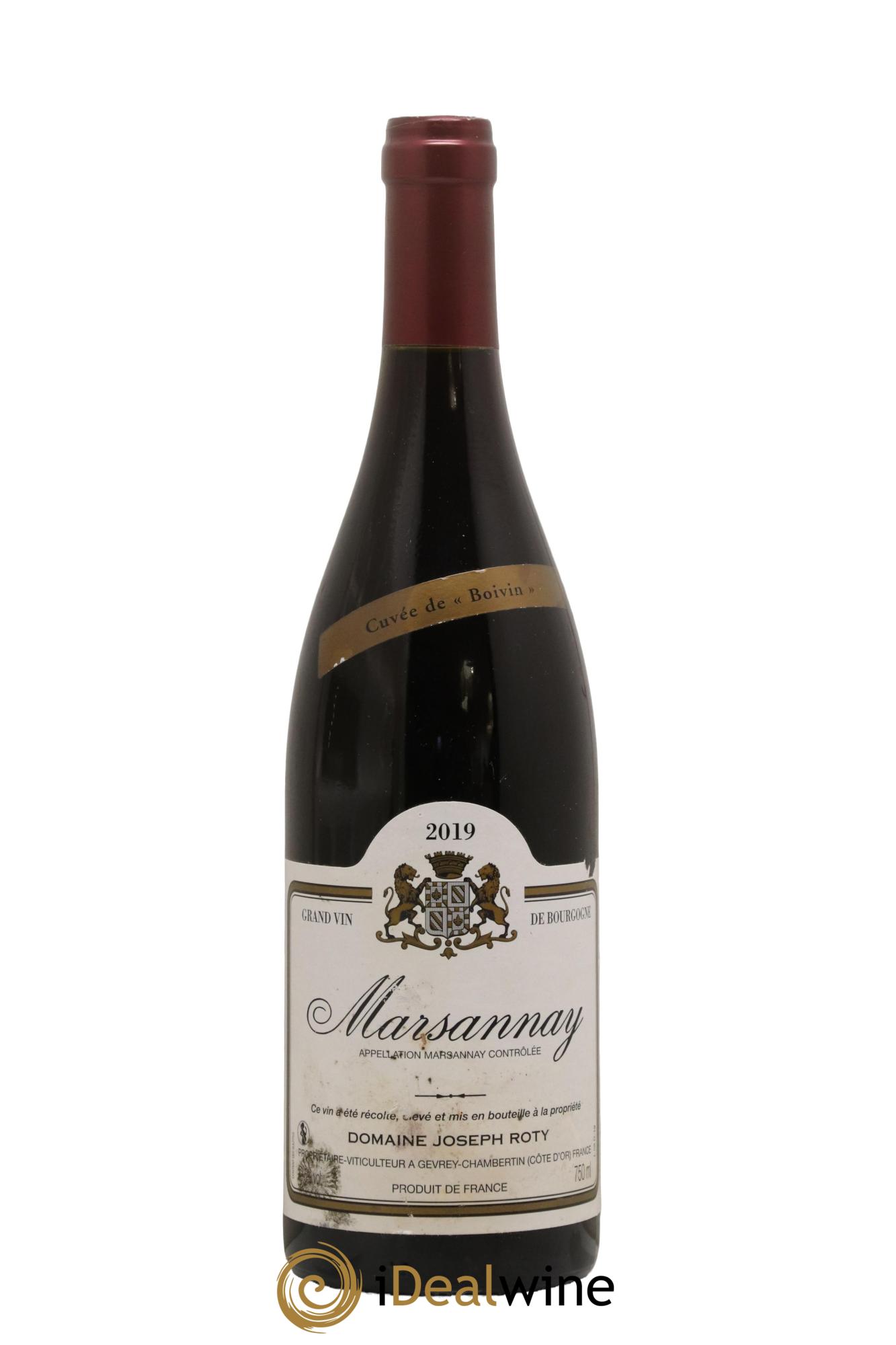 Marsannay Cuvée de Boivin Joseph Roty (Domaine) 2019 - Lot de 1 bouteille - 0