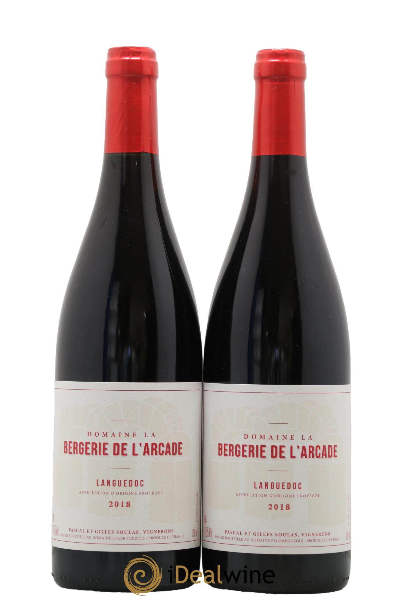 Languedoc La Bergerie de l'Arcade (Domaine) 2018 - Lot de 2 bouteilles - 0