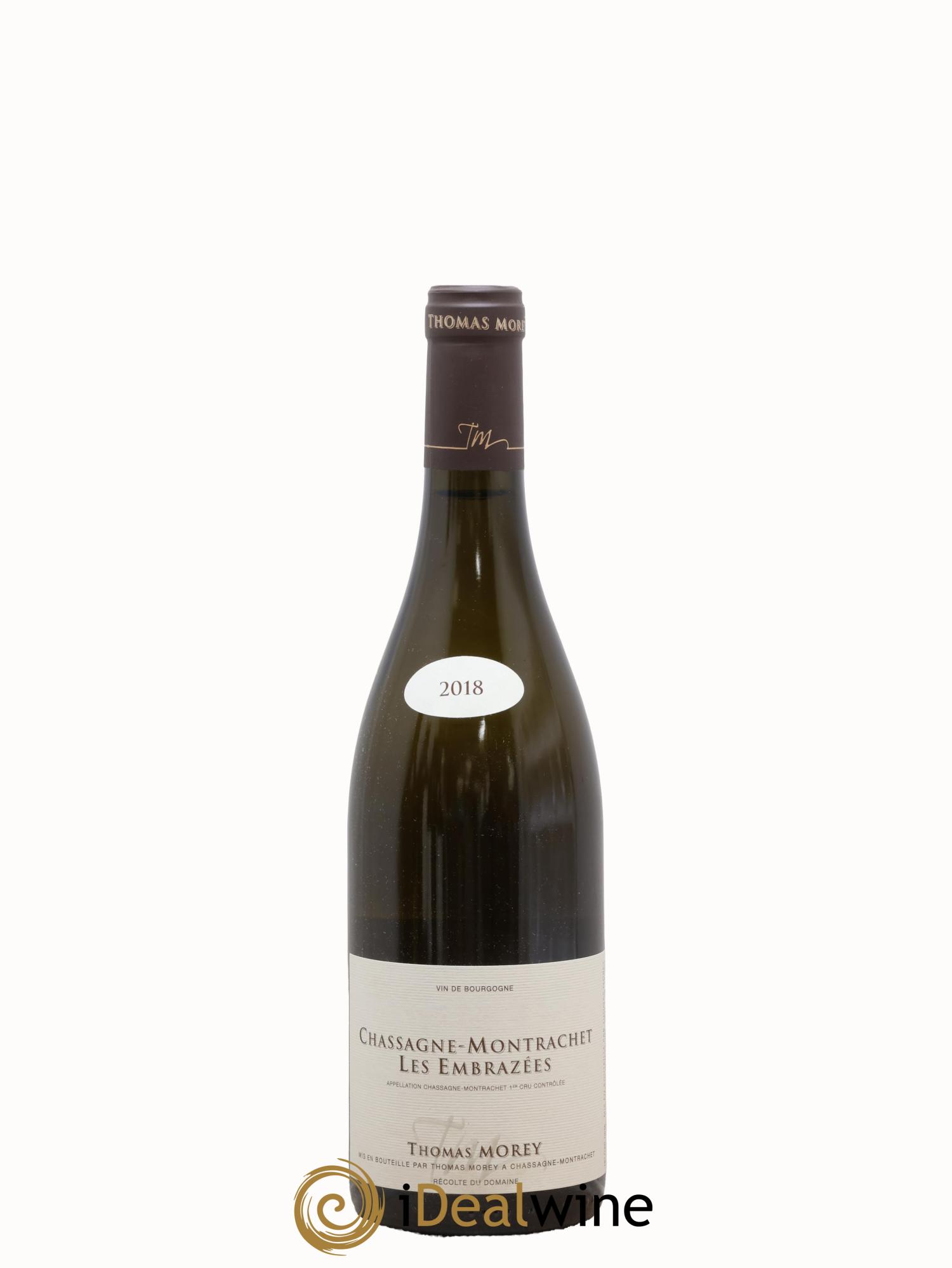 Chassagne-Montrachet 1er Cru Les Embrazées Thomas Morey 2018 - Posten von 1 Flasche - 0