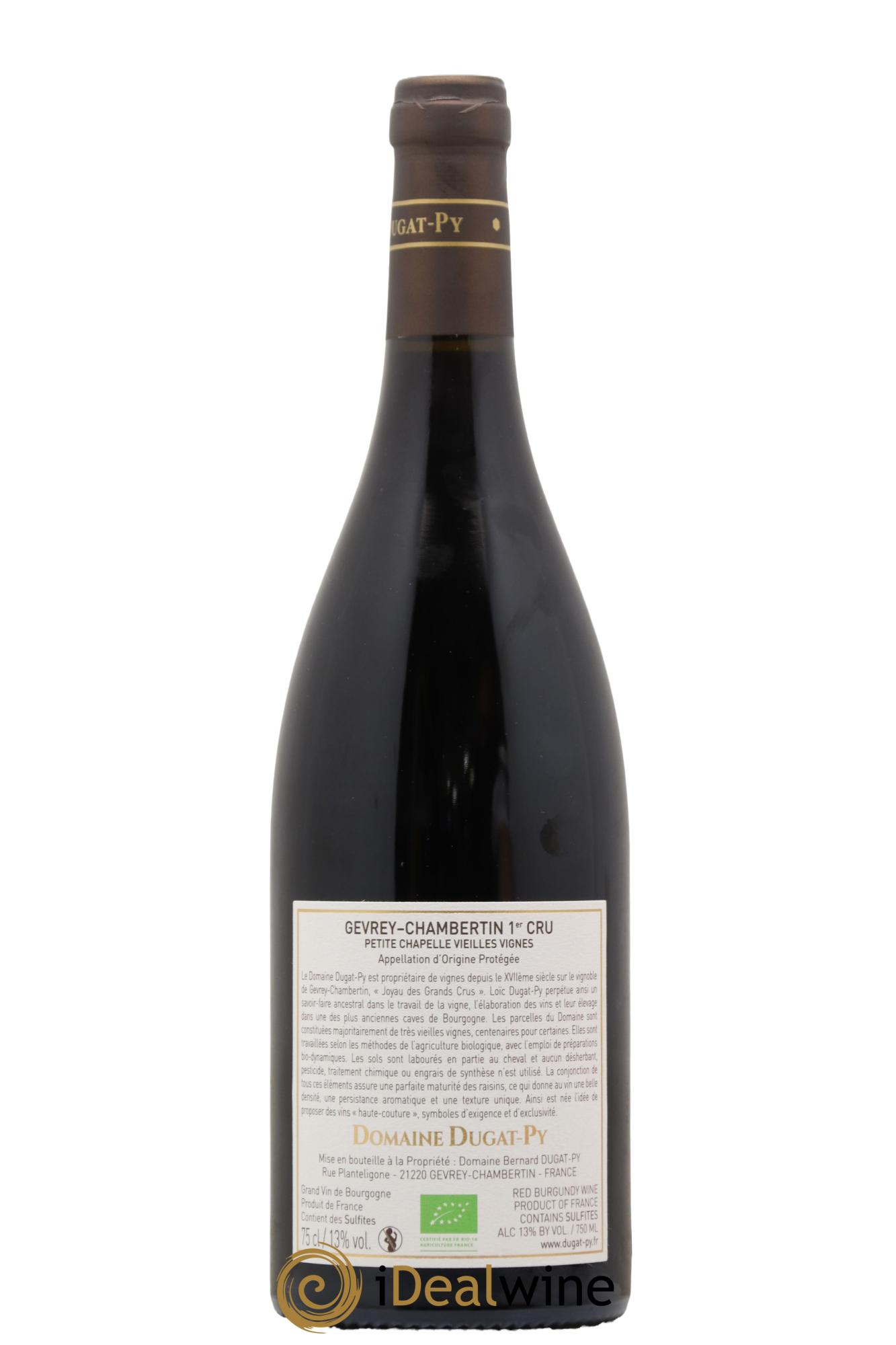 Gevrey-Chambertin 1er Cru Petite Chapelle Vieilles Vignes Dugat-Py 2021 - Lotto di 1 bottiglia - 1